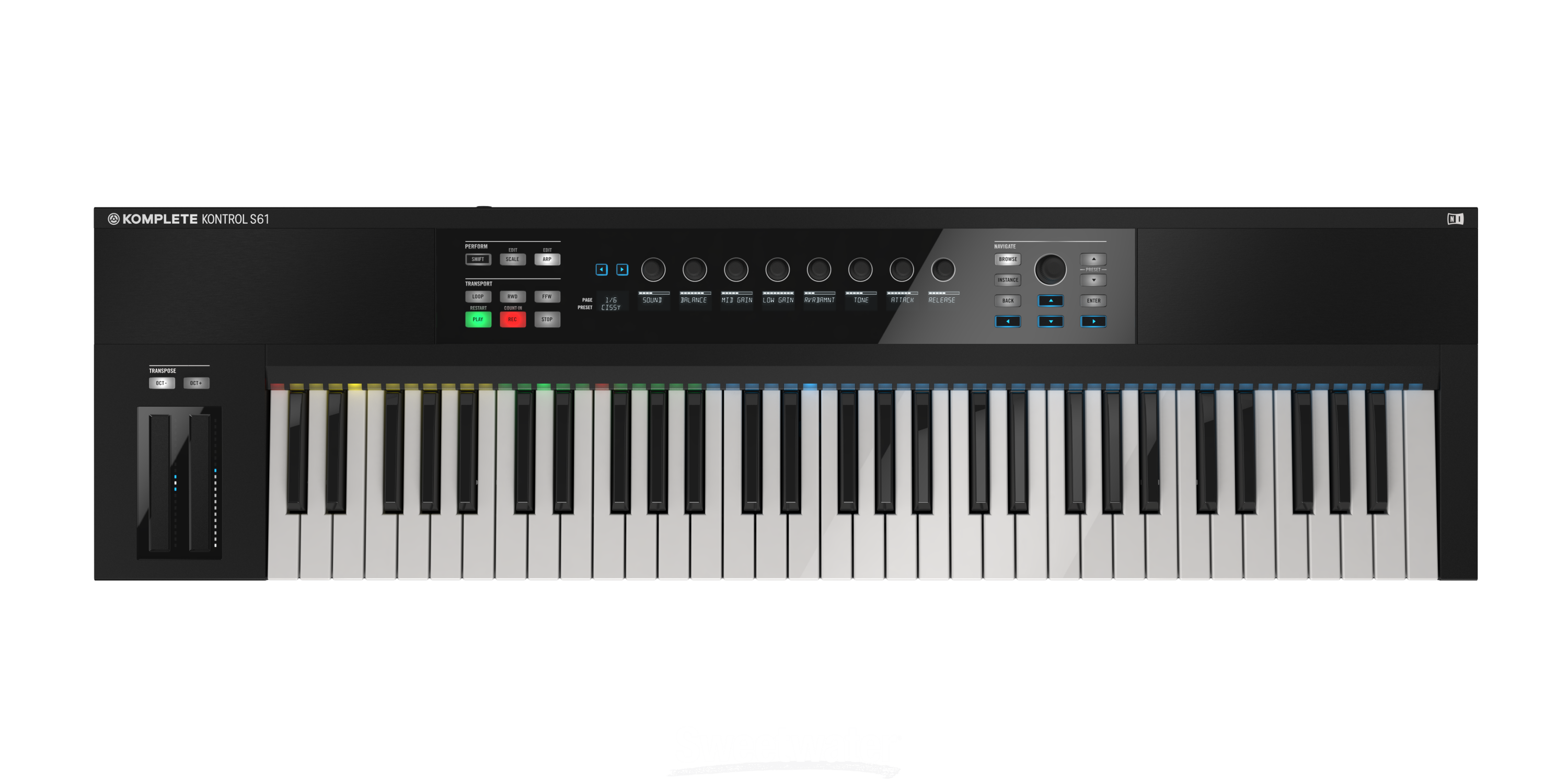 Native Instruments Komplete Kontrol S61 | Sweetwater