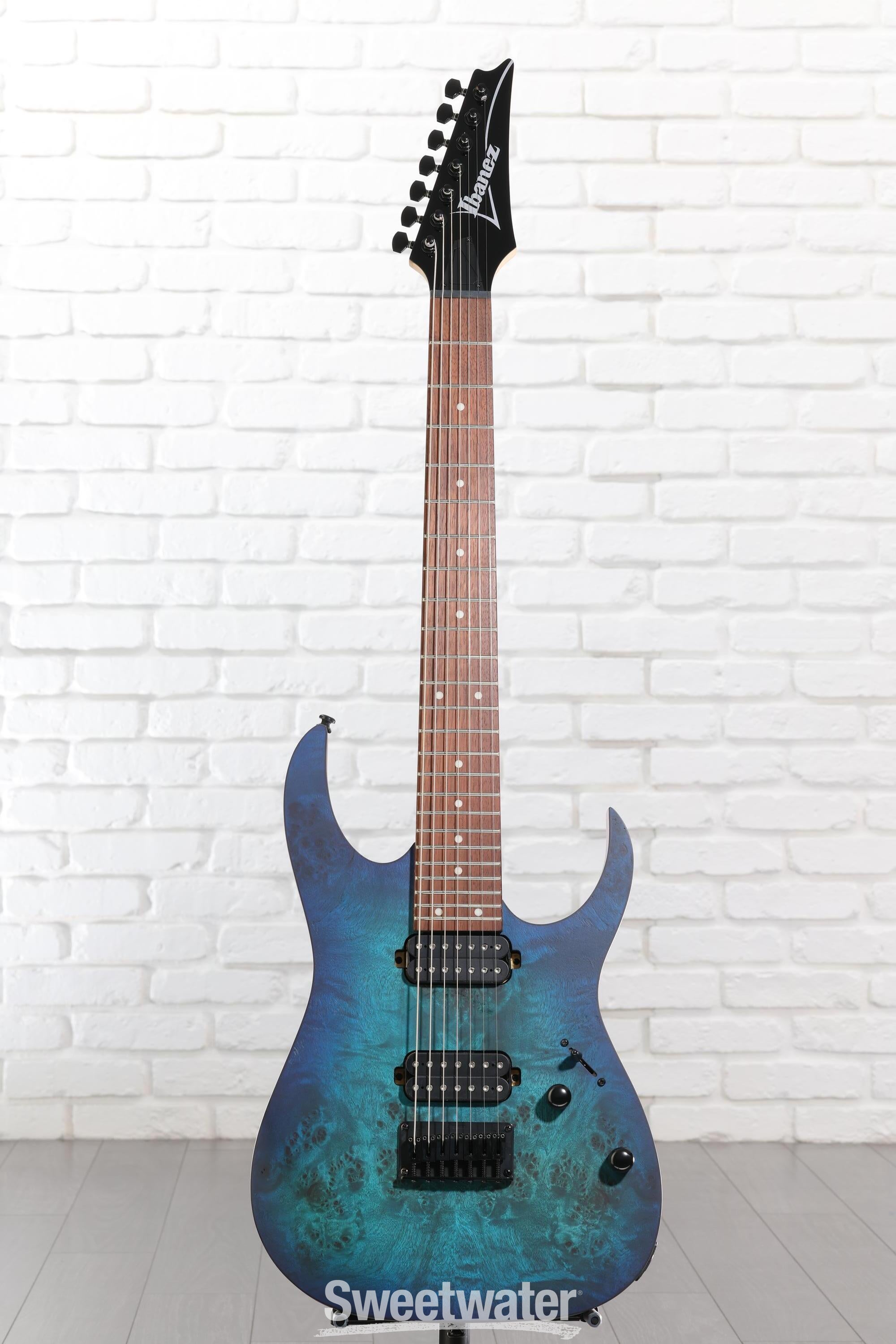 Ibanez RG7421PB Electric Guitar - Sapphire Blue Flat | Sweetwater