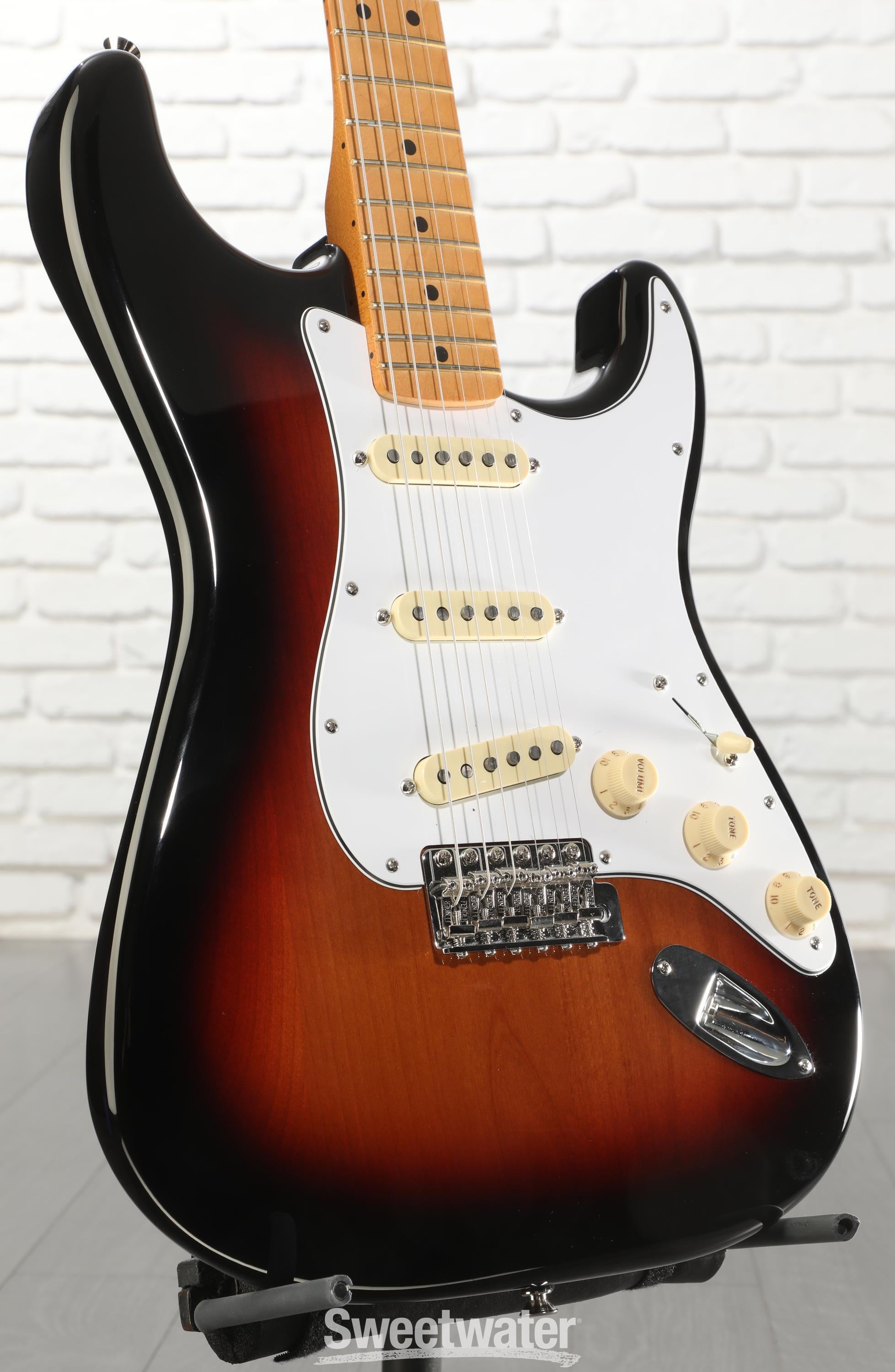 Photo of Fender Jimi Hendrix Stratocaster - 3-Tone Sunburst with Maple Fingerboard