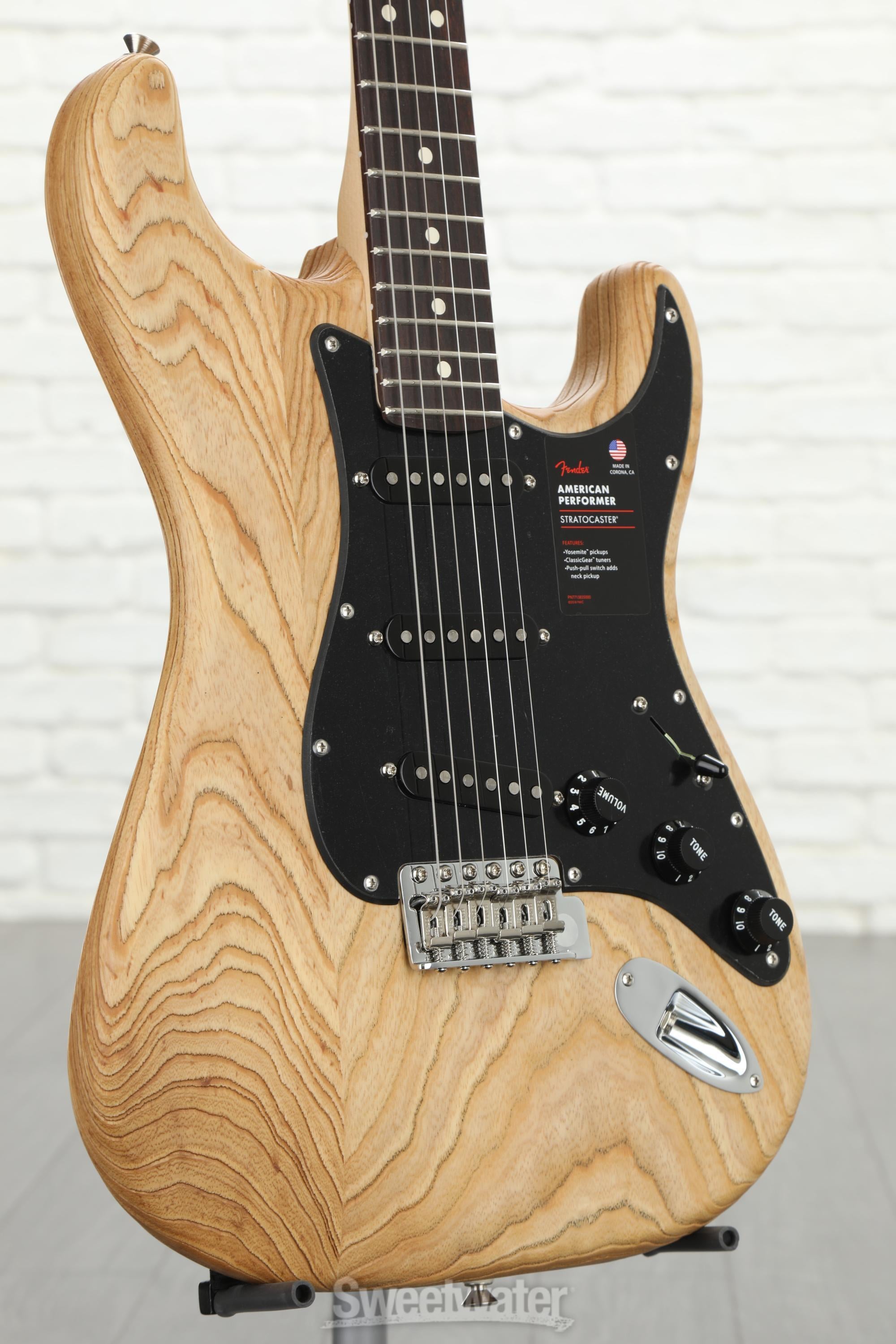 【最終値下げ】Fender American Performer ストラト Fender American Performer Sandblasted Stratocaster - Natural