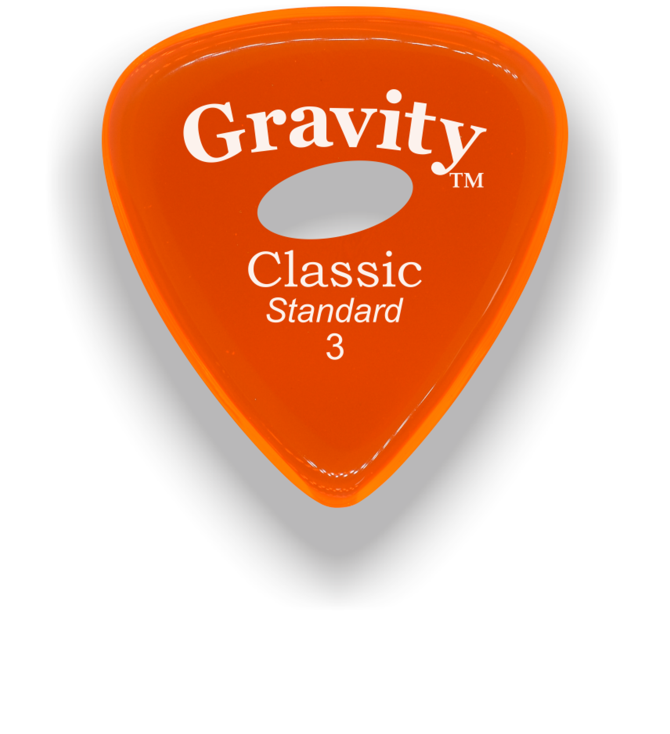 Photo of Gravity Picks Classic - Standard Size, 3mm, with Elipse-hole Grip