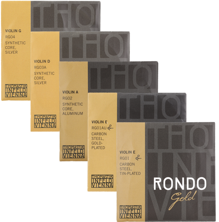 Thomastik-Infeld RG100 Rondo Gold Violin String Set - 4/4 Size