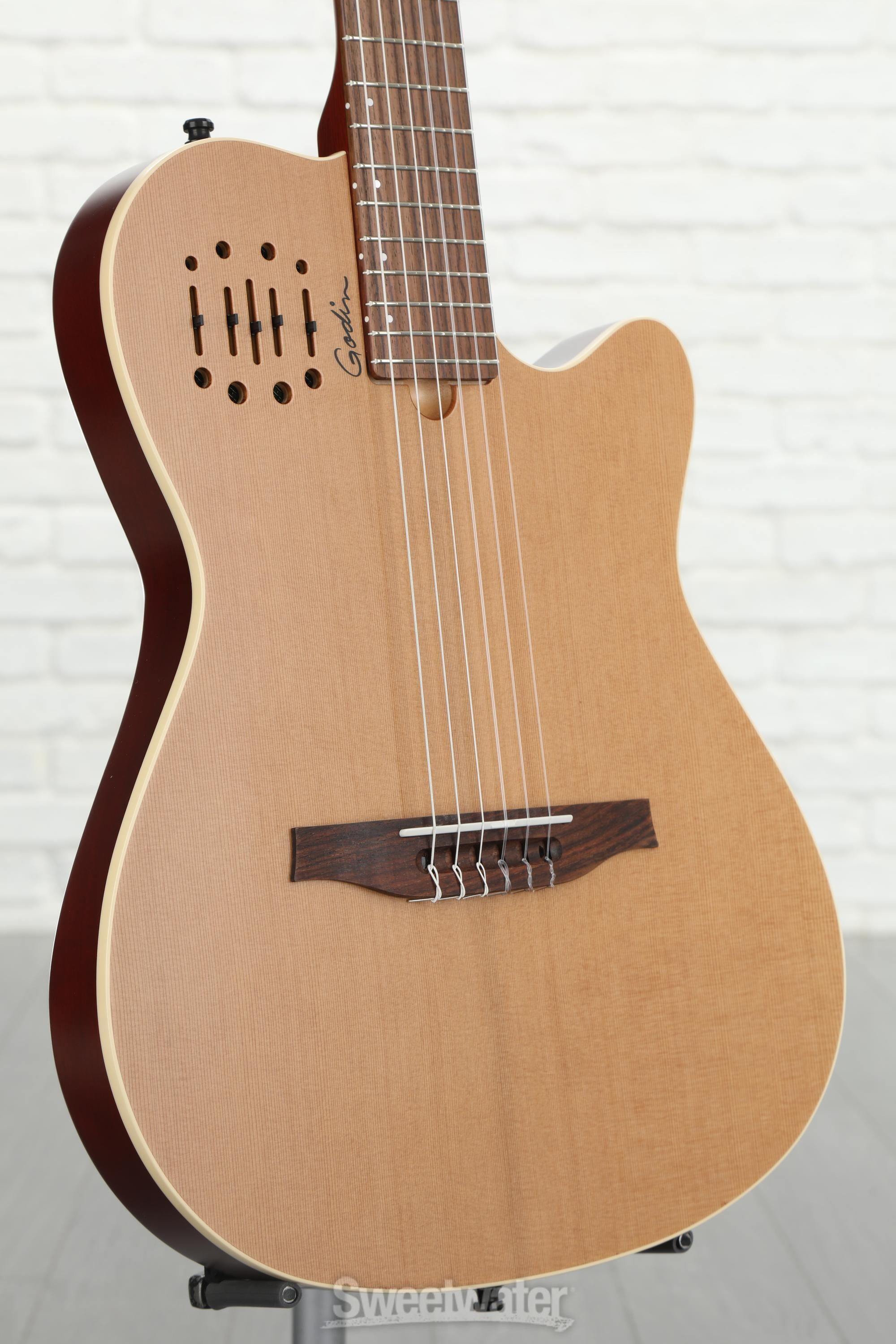 Godin MultiAc Nylon Encore Acoustic-Electric Guitar - Natural Semi-Gloss