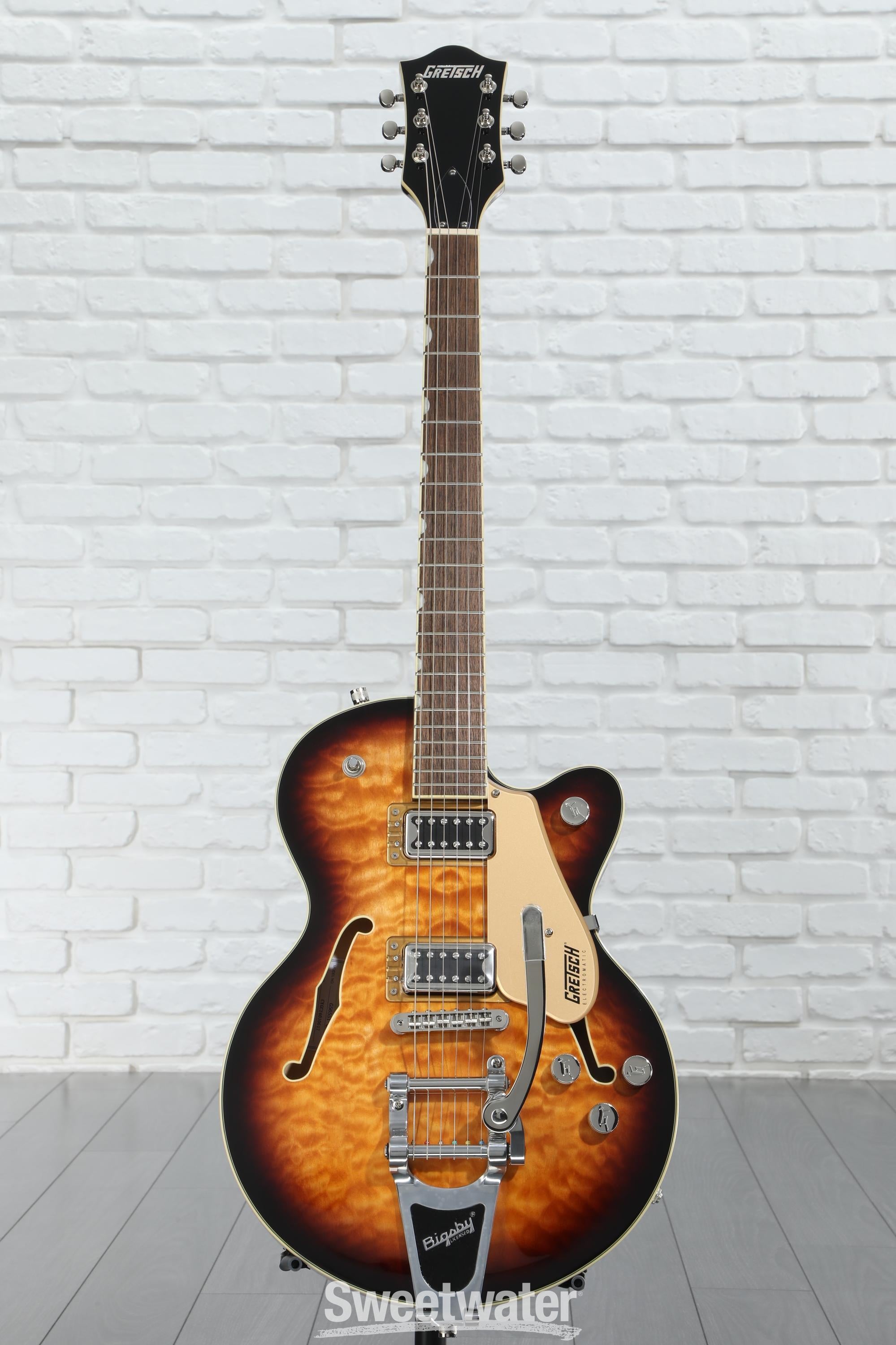 Gretsch G5655T-QM Electromatic Center Block Jr. Quilt Semi