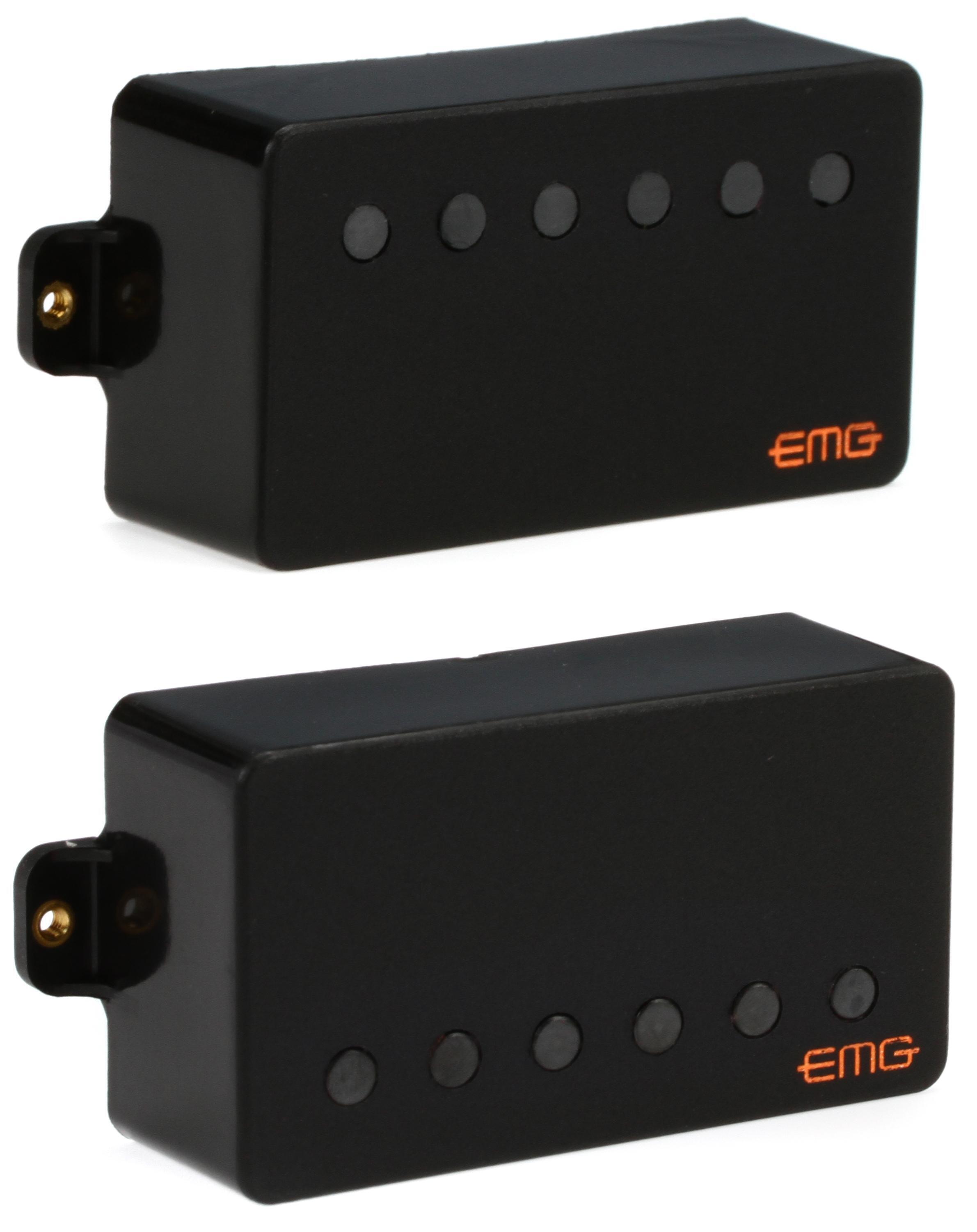 EMG Dual Mode 57/66 Humbucker 2-piece Pickup Set - Black | Sweetwater