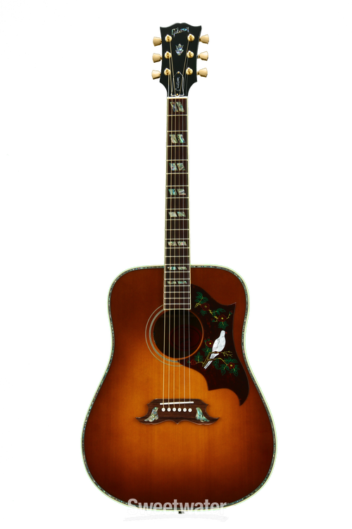Gibson Acoustic Dove Custom Acacia - Amberburst | Sweetwater