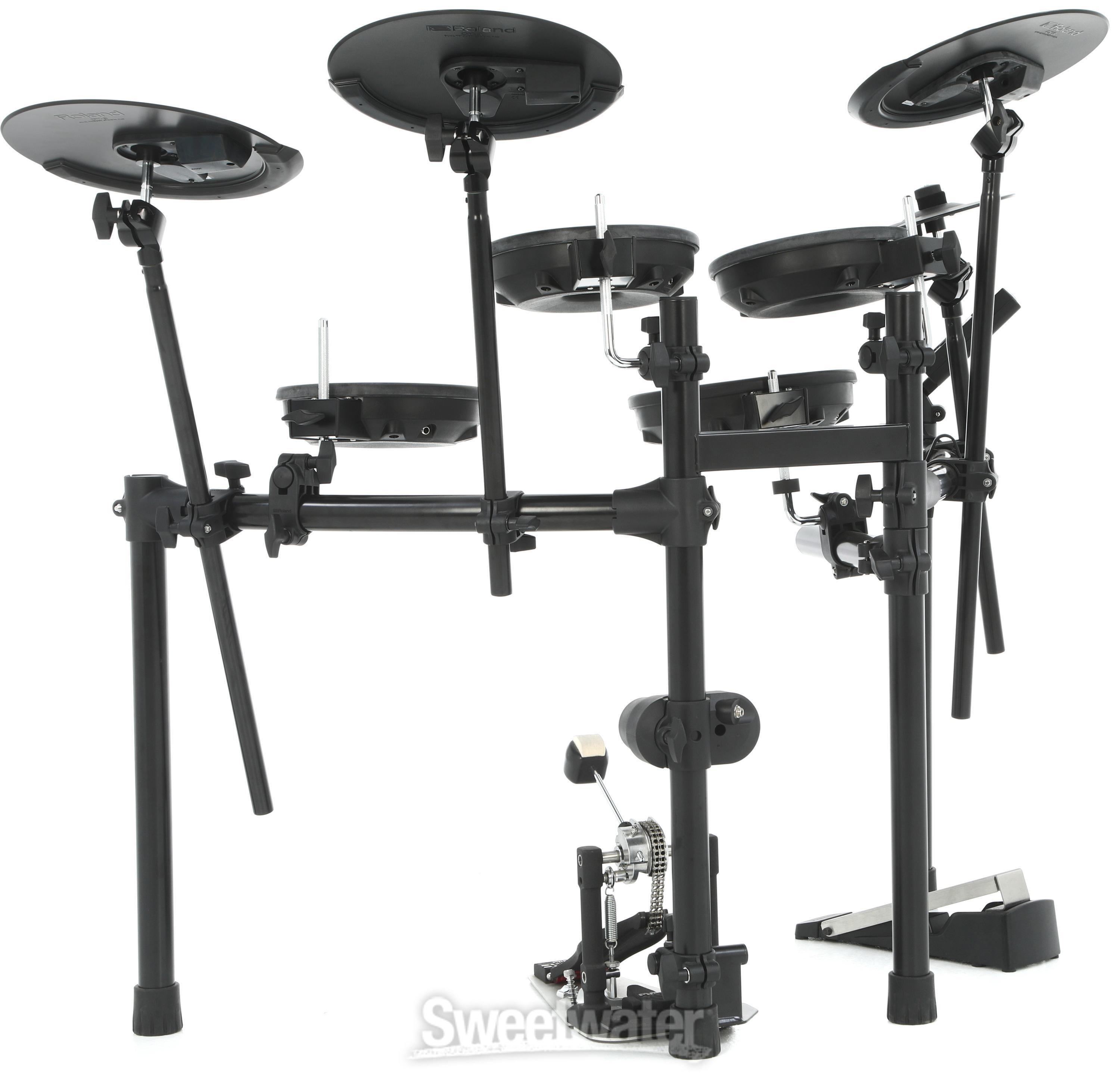 Roland V-Drums TD-07DMKX Electronic Drum Set with 12-inch Ride Cymbal Pad -  Bundle