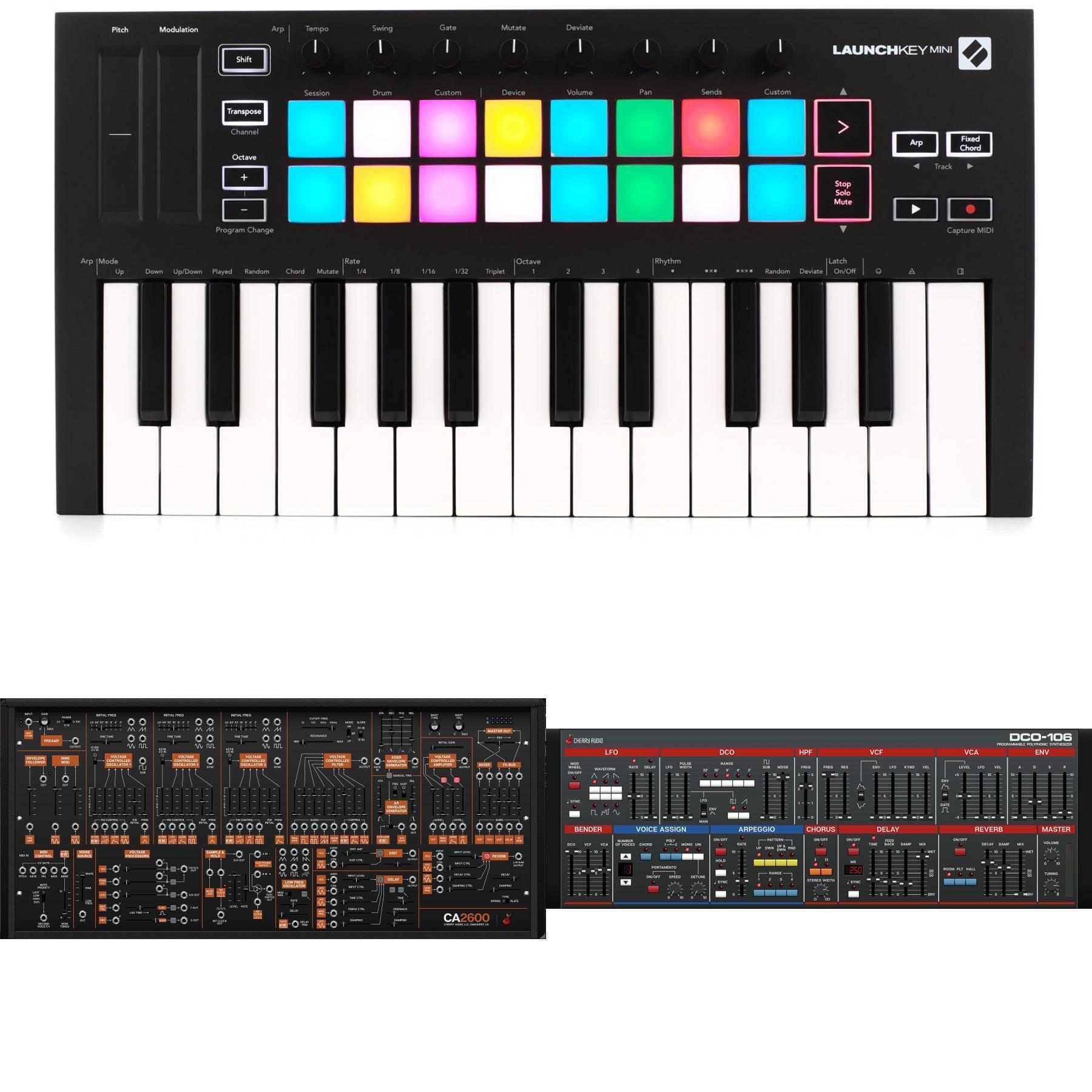 Novation Launchkey Mini MK3 25-key Keyboard Controller and 