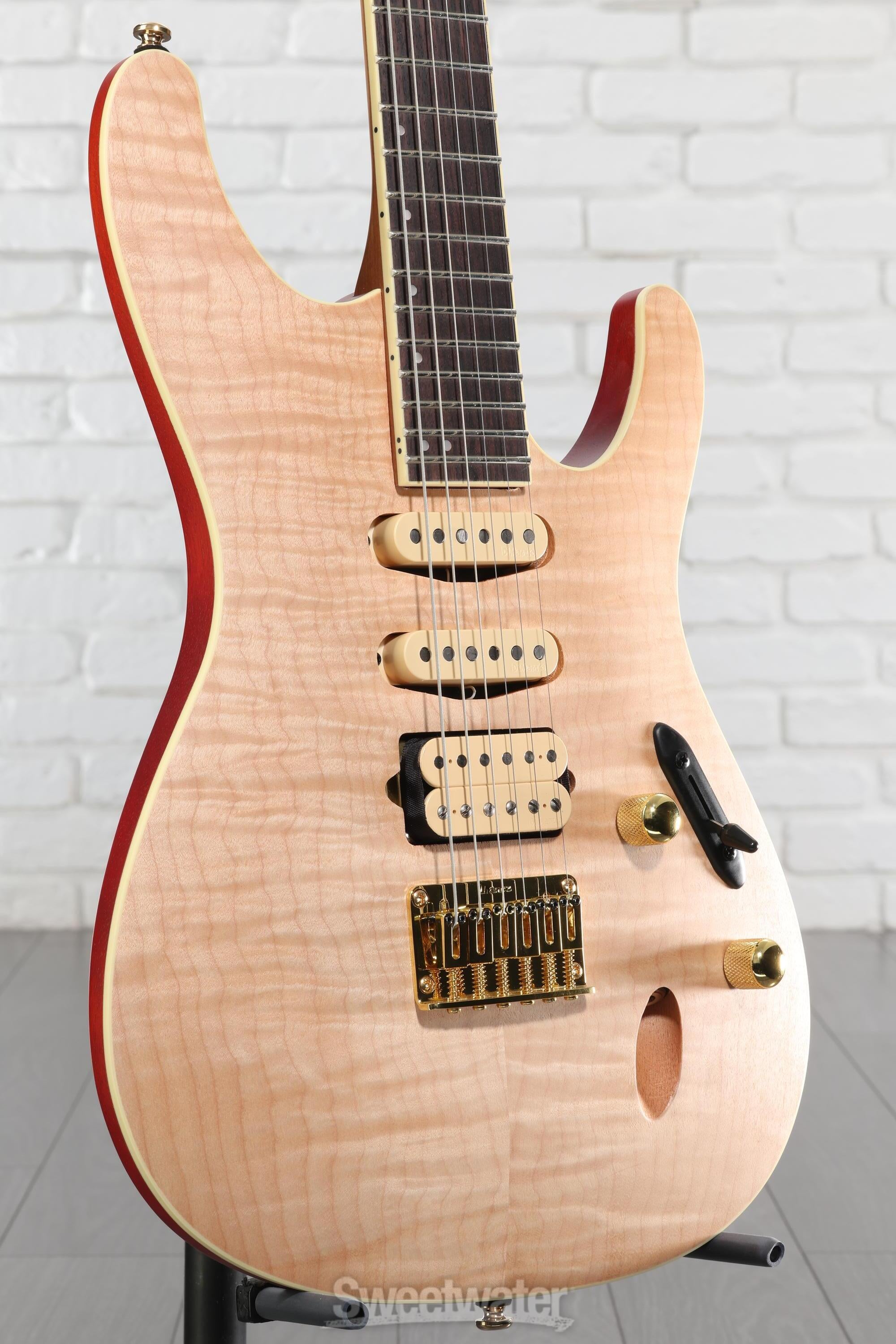 Ibanez Standard SEW761FM Electric Guitar - Natural Flat | Sweetwater