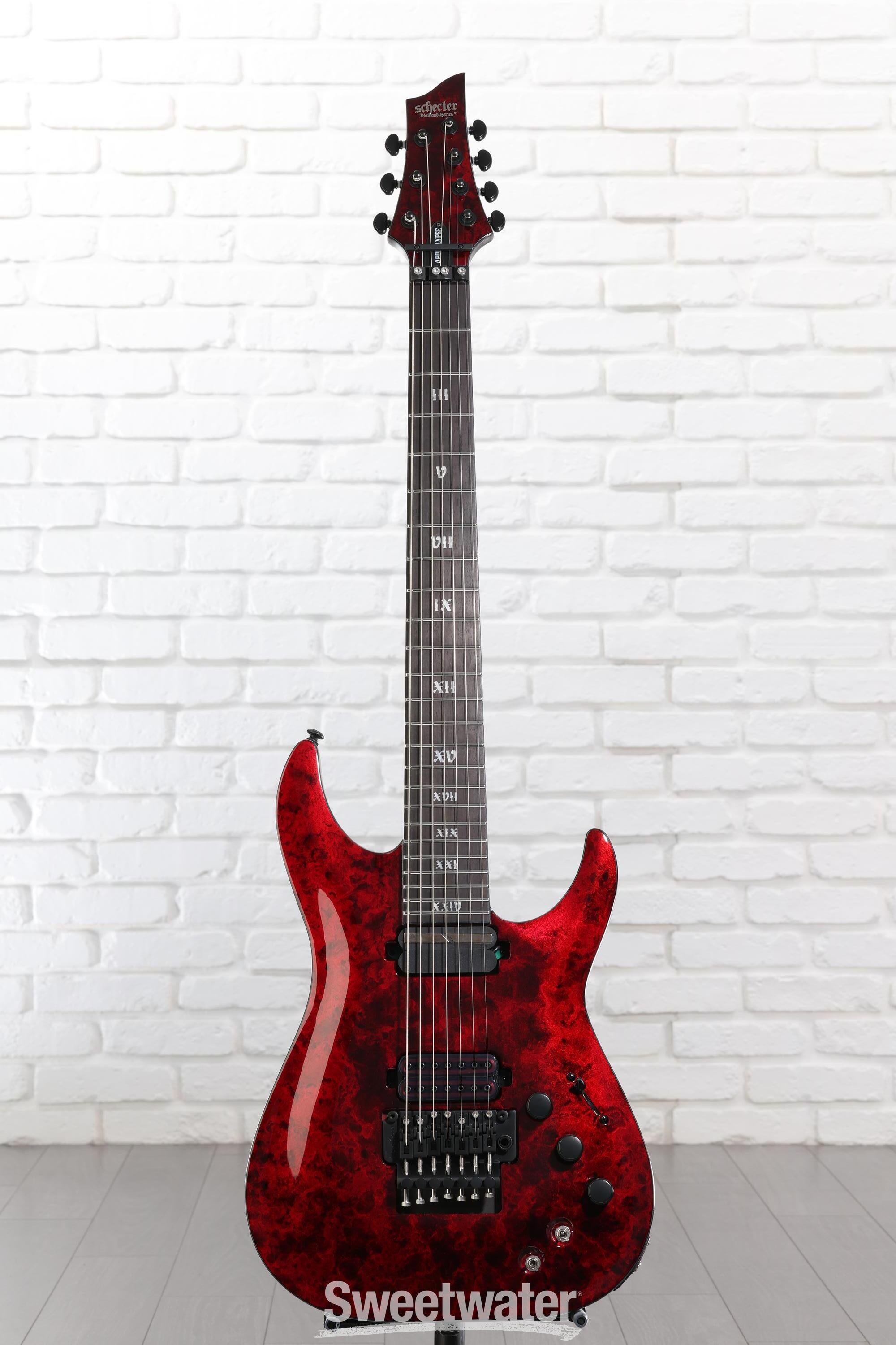Schecter C-7 FR-S Apocalypse Electric Guitar - Red Reign | Sweetwater