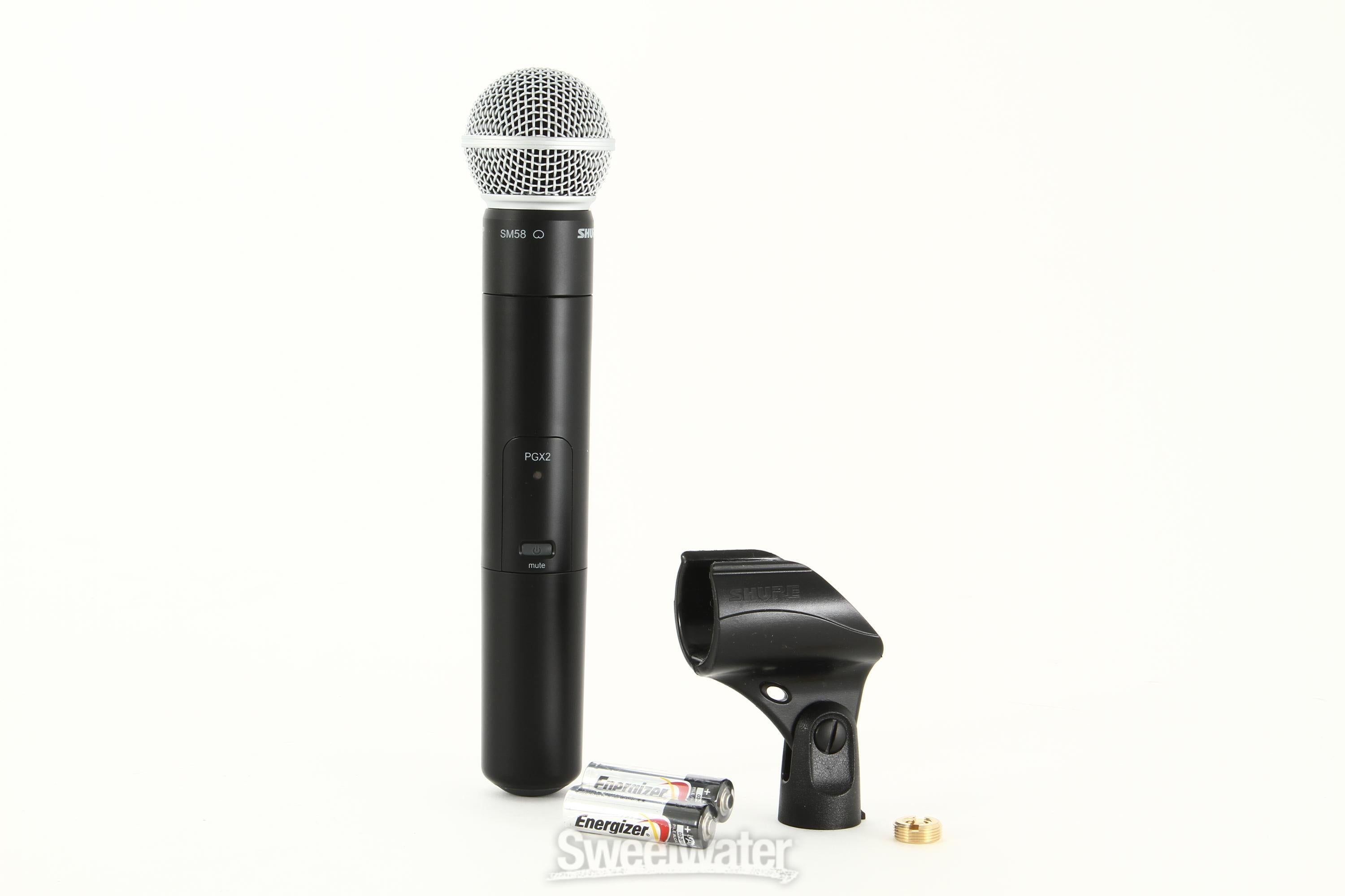 Shure PGX2/SM58 Handheld Wireless Transmitter - J6 Band, 572
