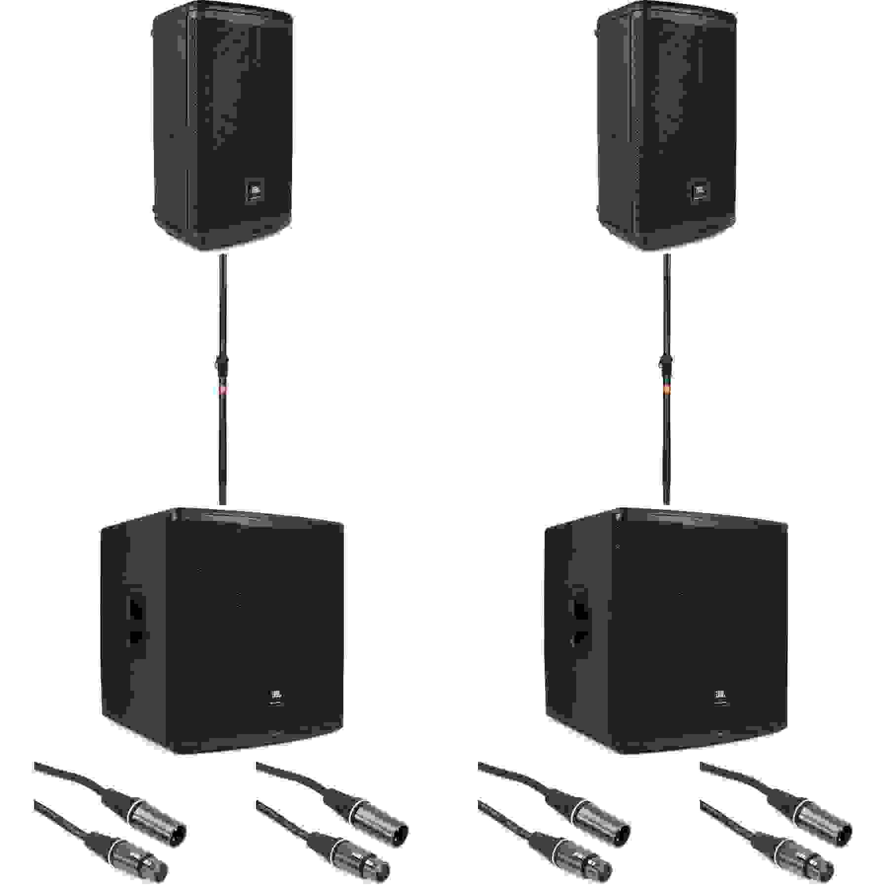 JBL EON710 10-inch Powered Speaker and EON718S 18-inch Powered ...