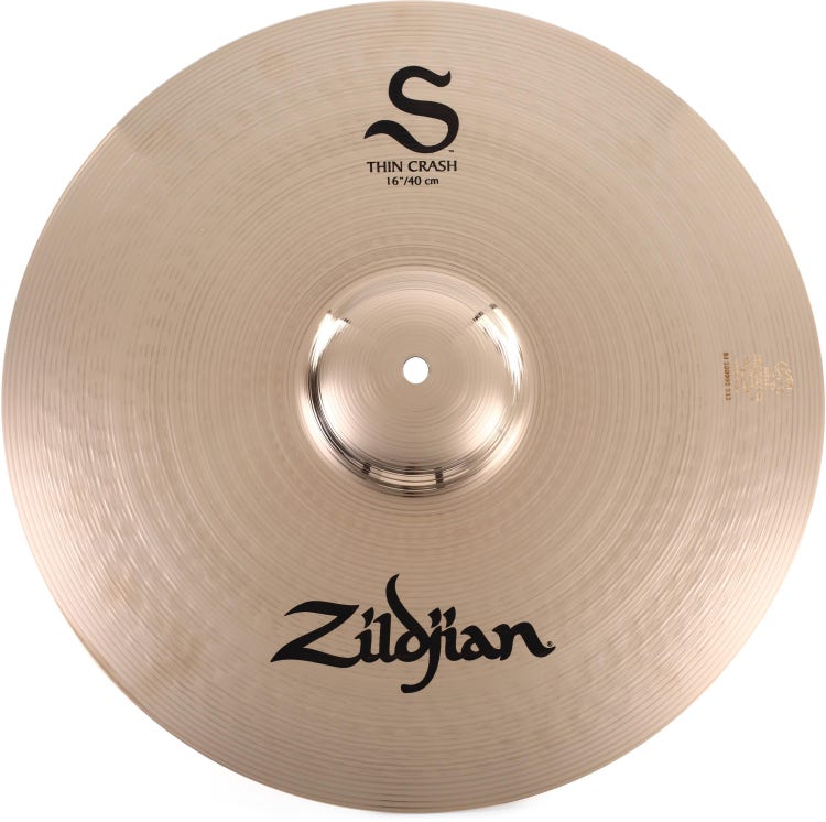 Zildjian 16 inch S Series Thin Crash Cymbal | Sweetwater 