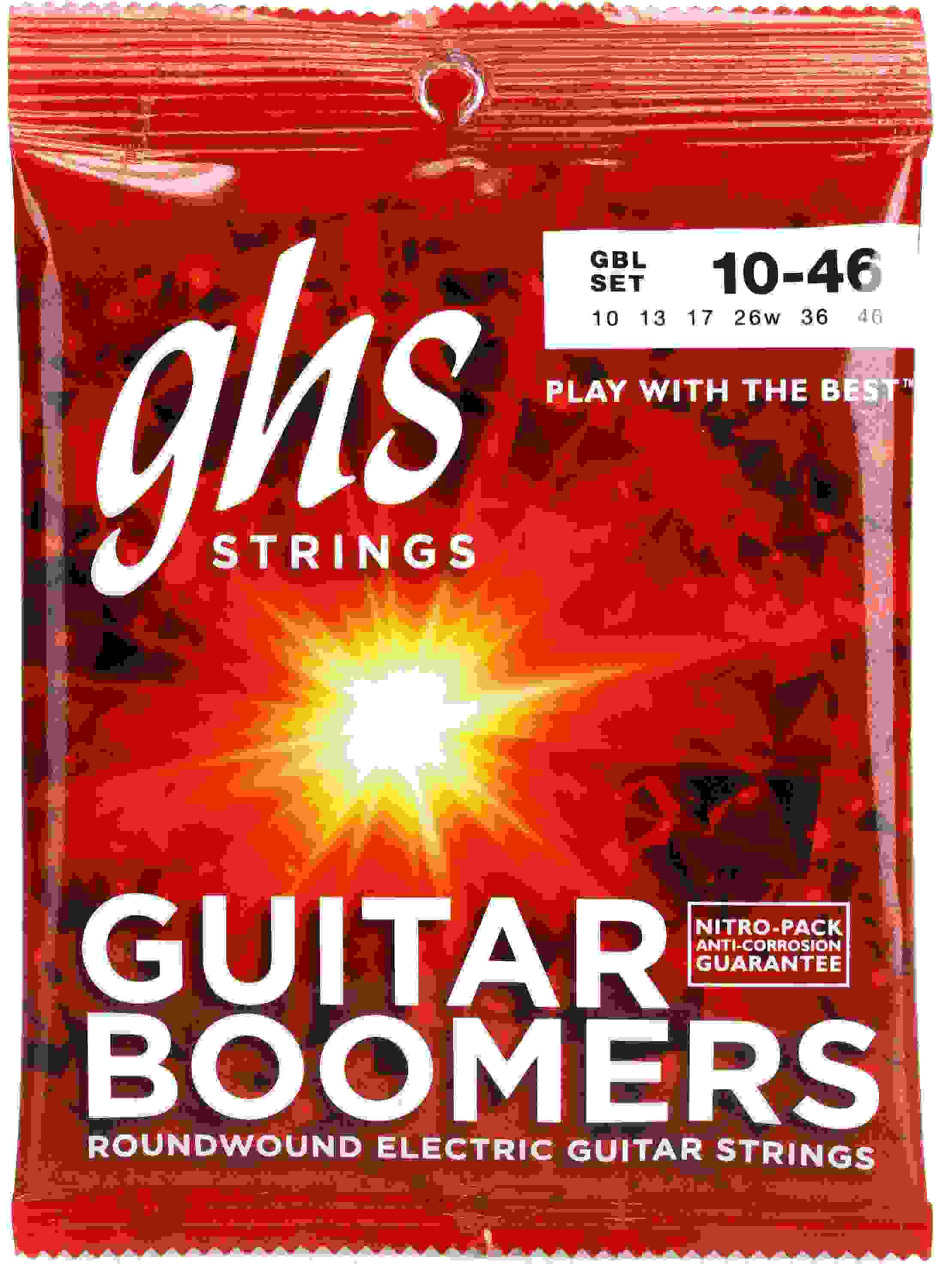 GHS GBL Guitar Boomers Electric Guitar Strings - .010-.046 Light
