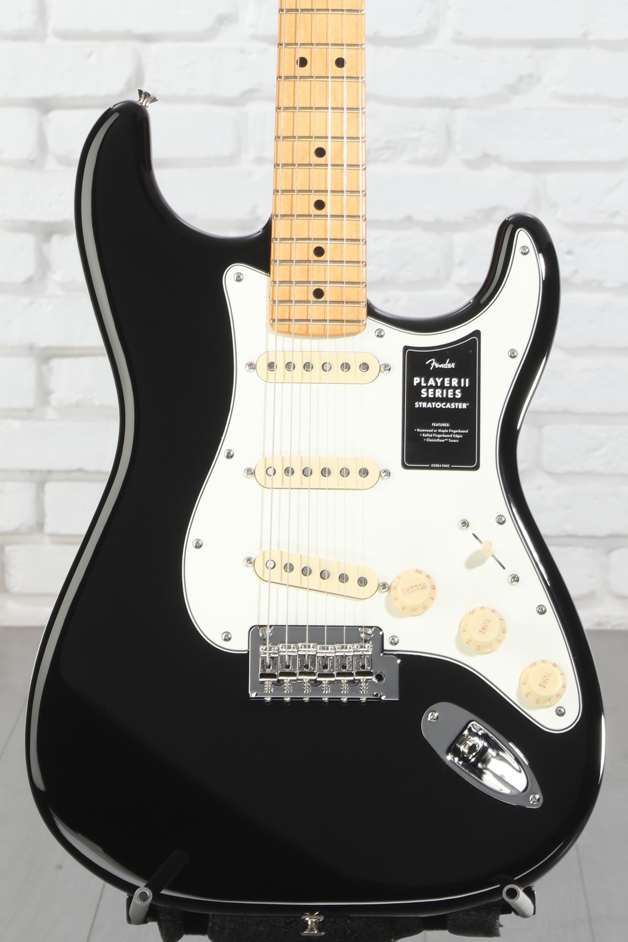 ギター fender player stratocaster black Fender Player II Stratocaster Maple Fingerboard Limited-Edition