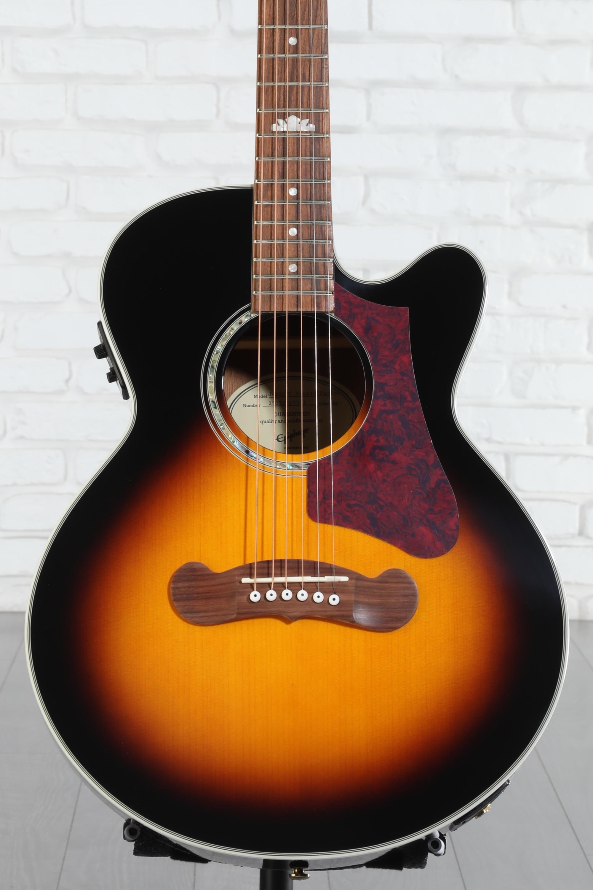 Epiphone J-200 EC Studio Parlor Acoustic-Electric Guitar