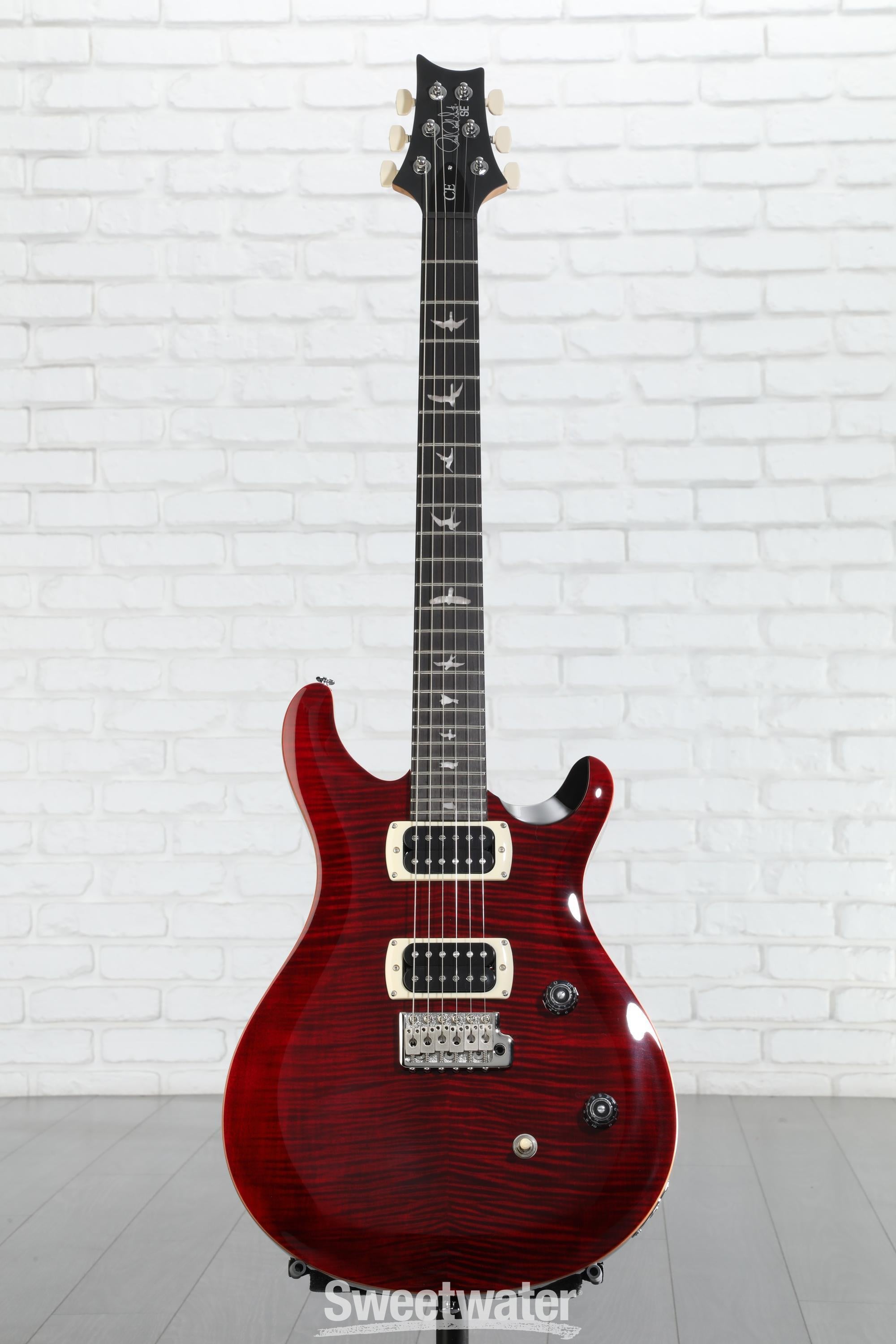 PRS SE CE 24 Electric Guitar - Black Cherry | Sweetwater