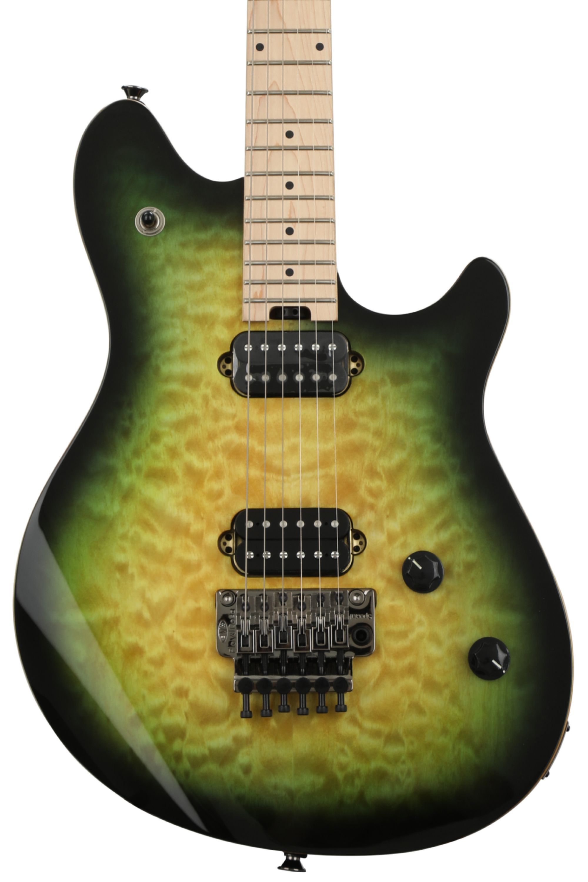 EVH Wolfgang WG Standard Quilt Maple Electric Guitar - Zilla Burst