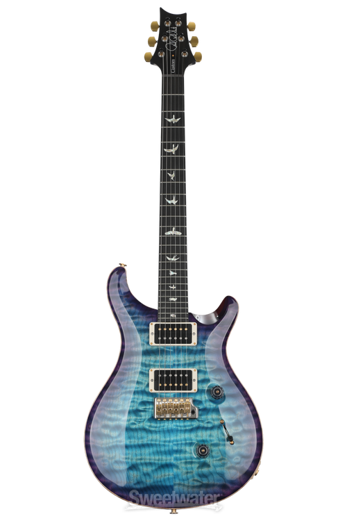 PRS Custom 24 Quilt 10-Top Electric Guitar with Pattern Thin Neck