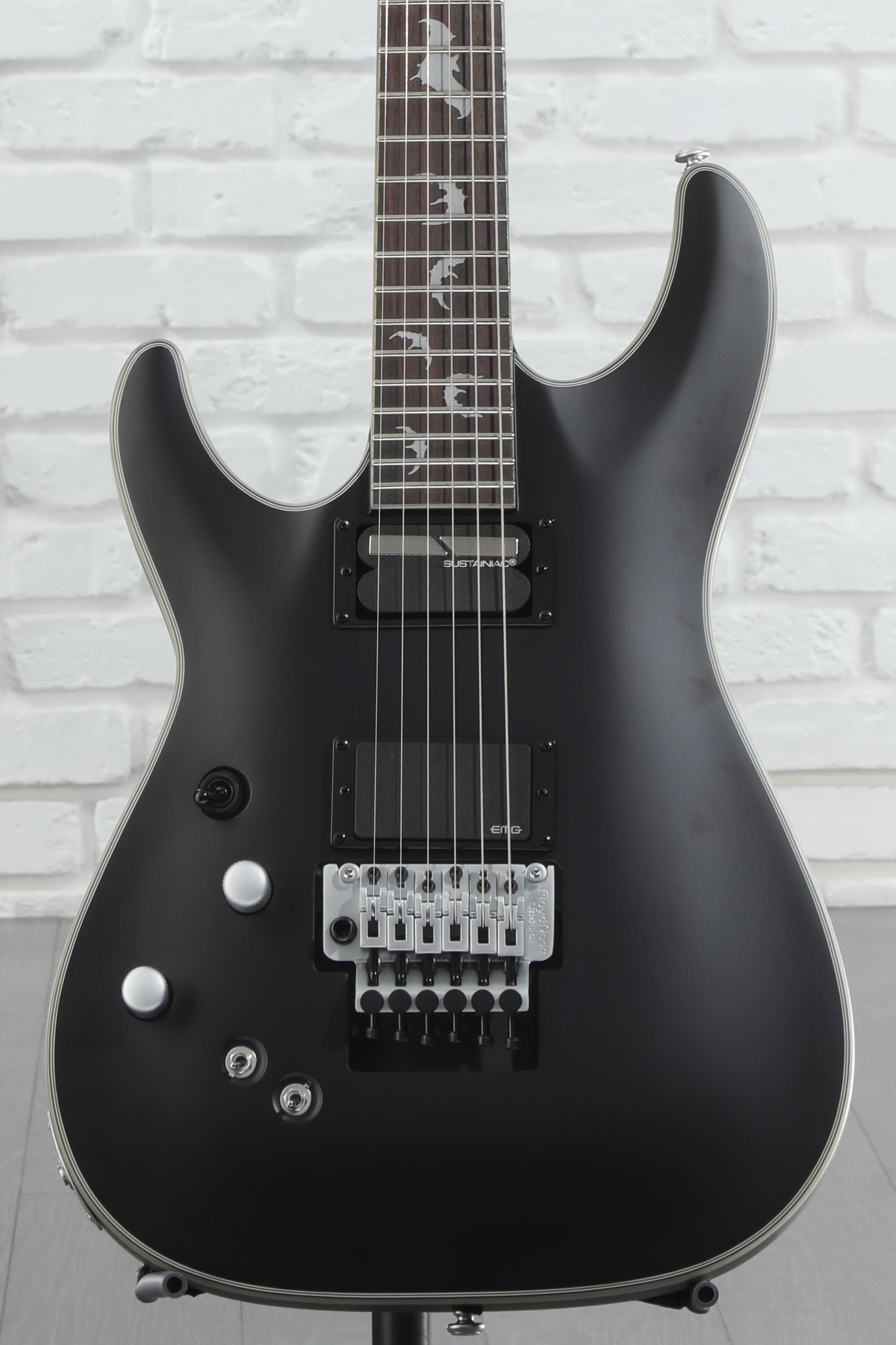 Schecter Damien Platinum 6 FR-S - Satin Black, LH | Sweetwater
