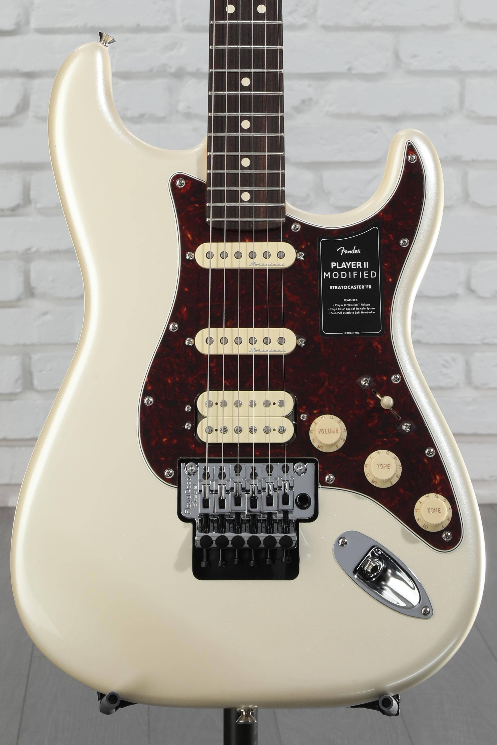 ギター Fender Stratocaster with Floyd Rose Fender Player II Modified Stratocaster Floyd Rose Rosewood