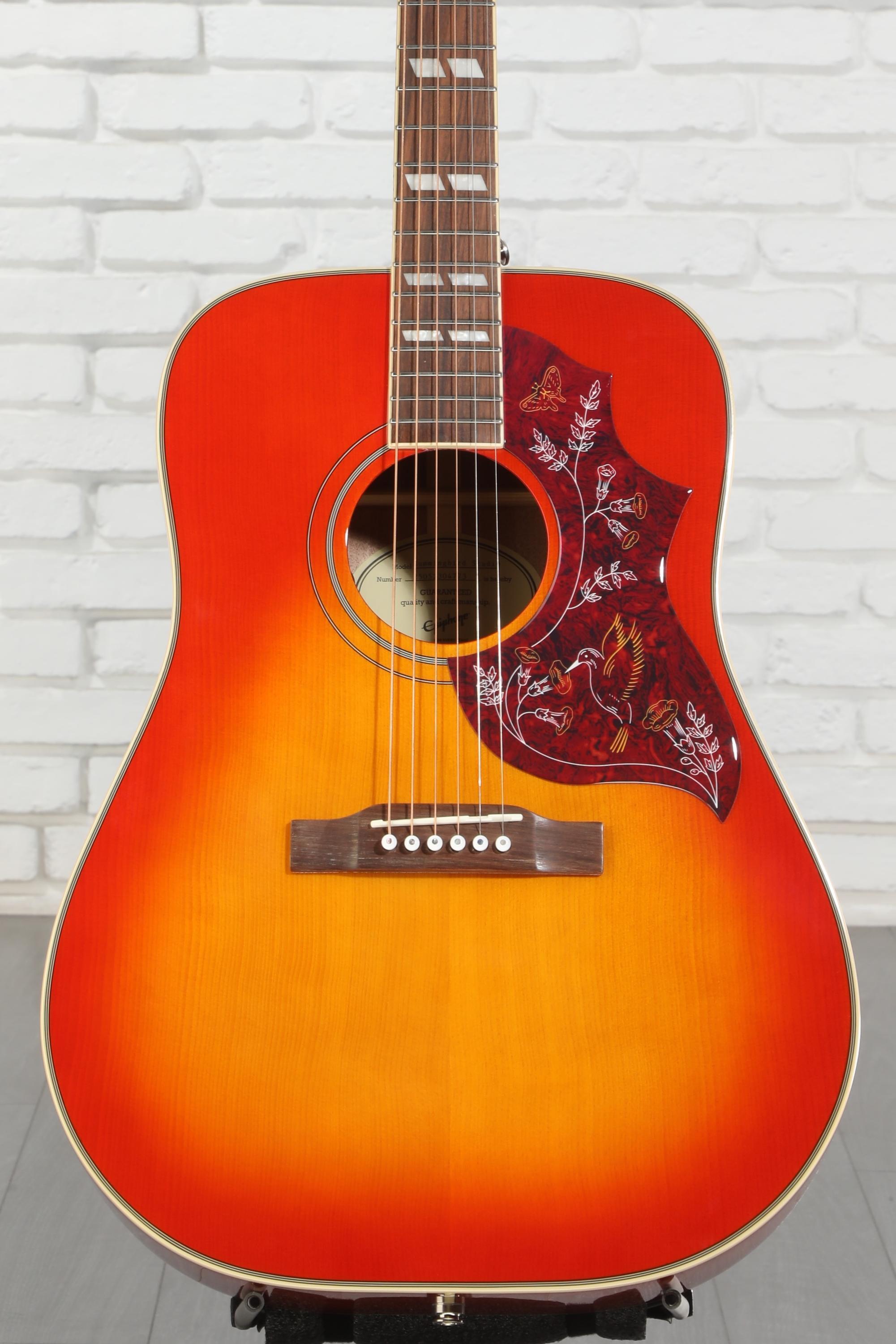 Epiphone Hummingbird Studio Acoustic-Electric Guitar - Faded