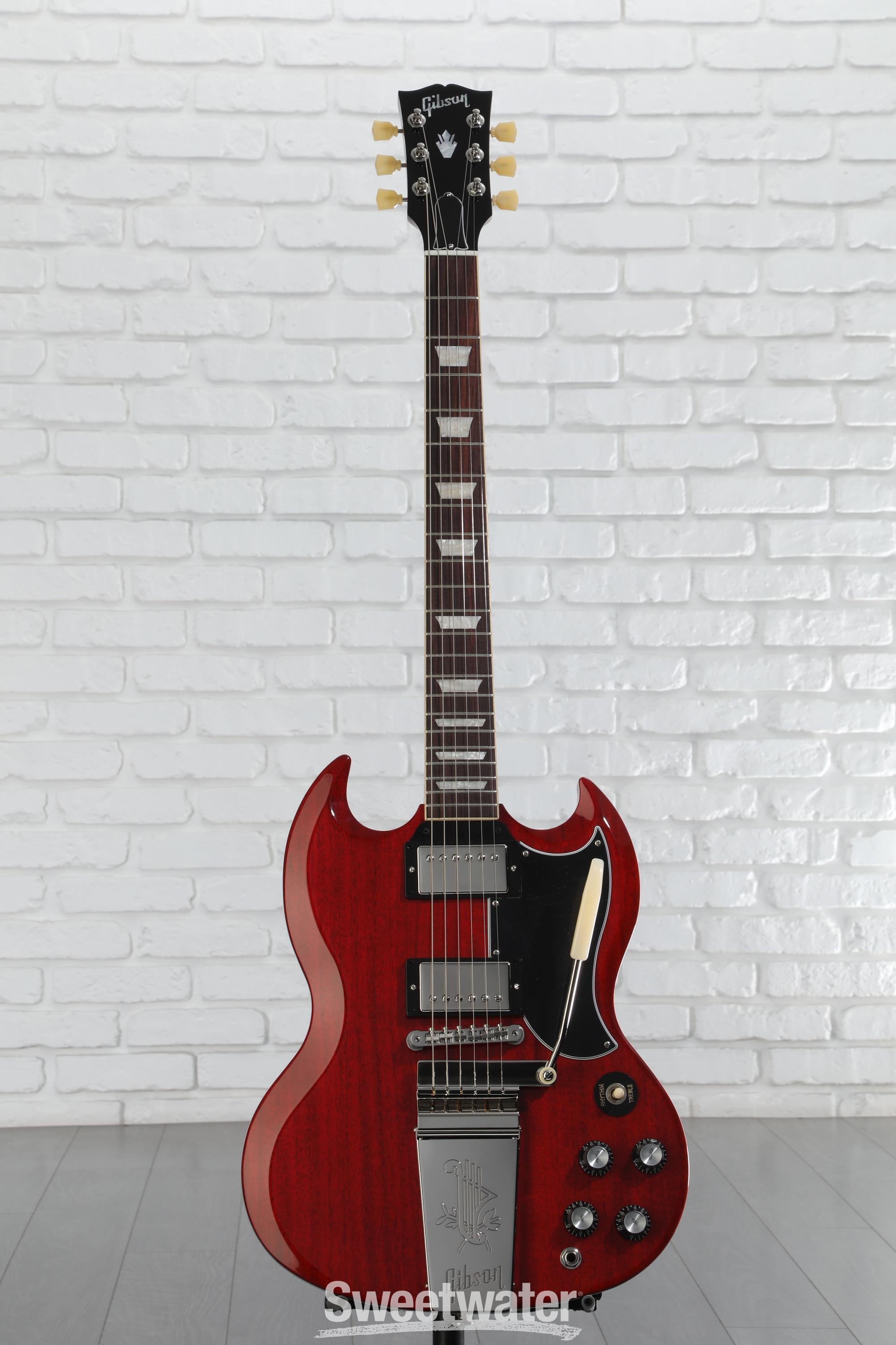 ギター Gibson SG standard 61 maestro vibrola Gibson SG Standard '61 Maestro Vibrola Electric Guitar