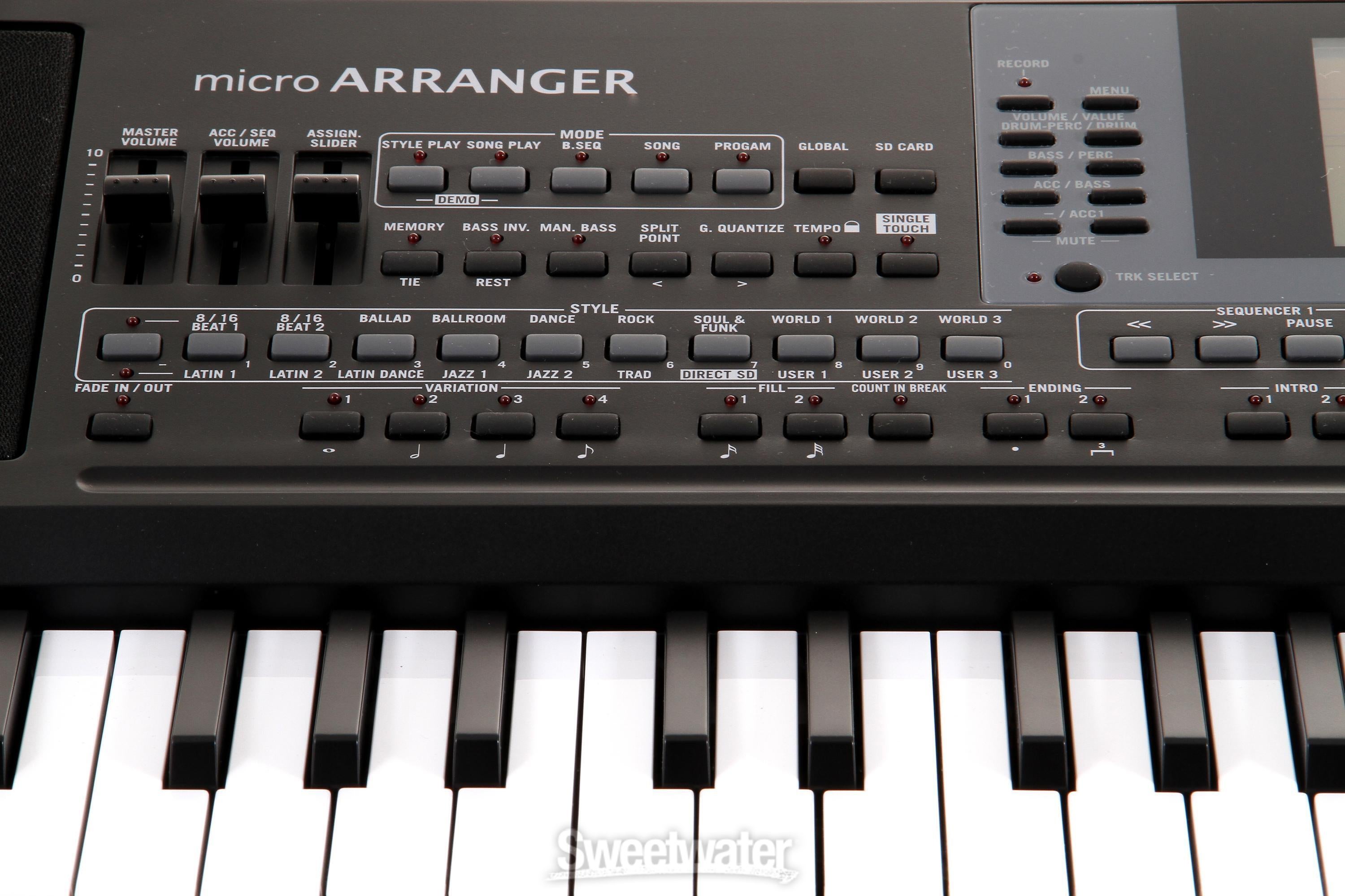 Korg store microarranger keyboard