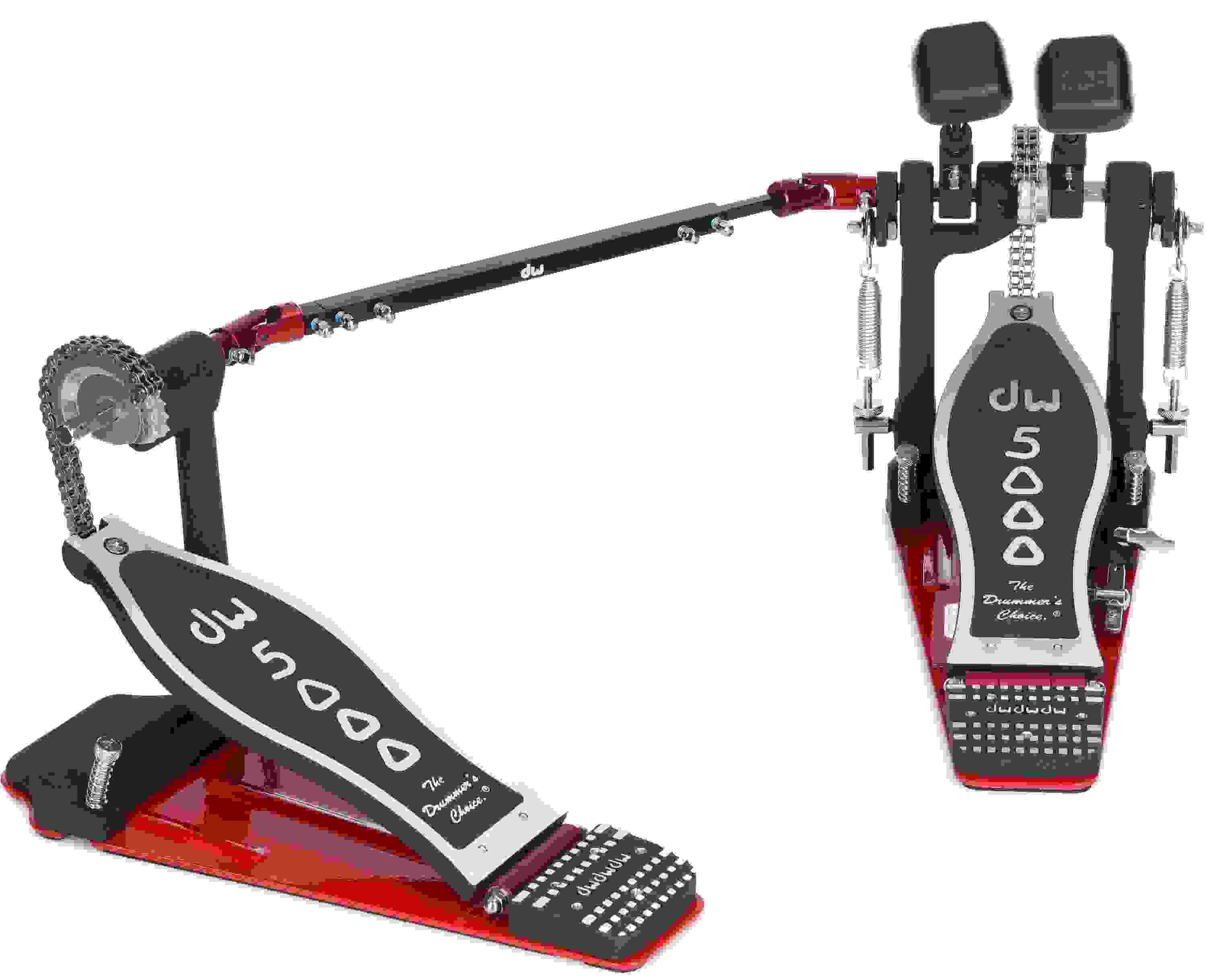 DW DWCP5002TD4 5000 Series Turbo Double Bass Drum Pedal