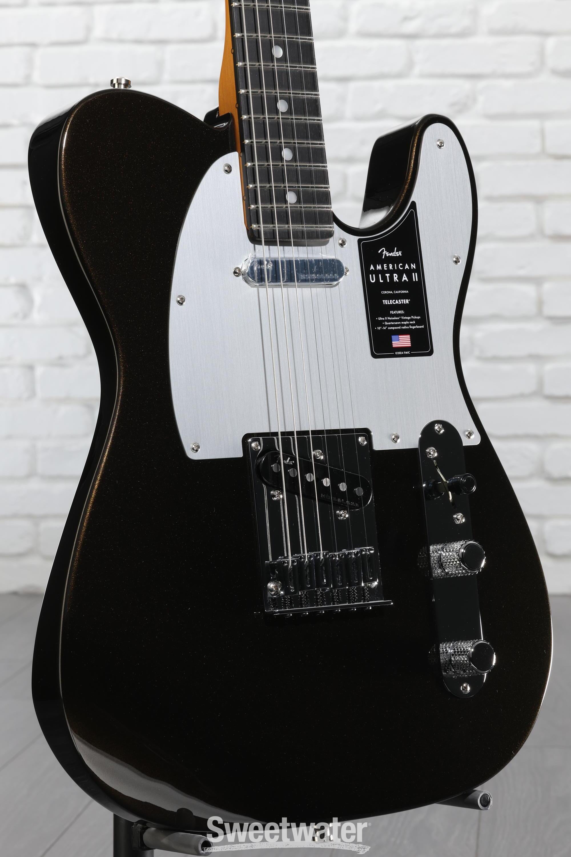Fender American Ultra II Telecaster Electric Guitar - Texas Tea