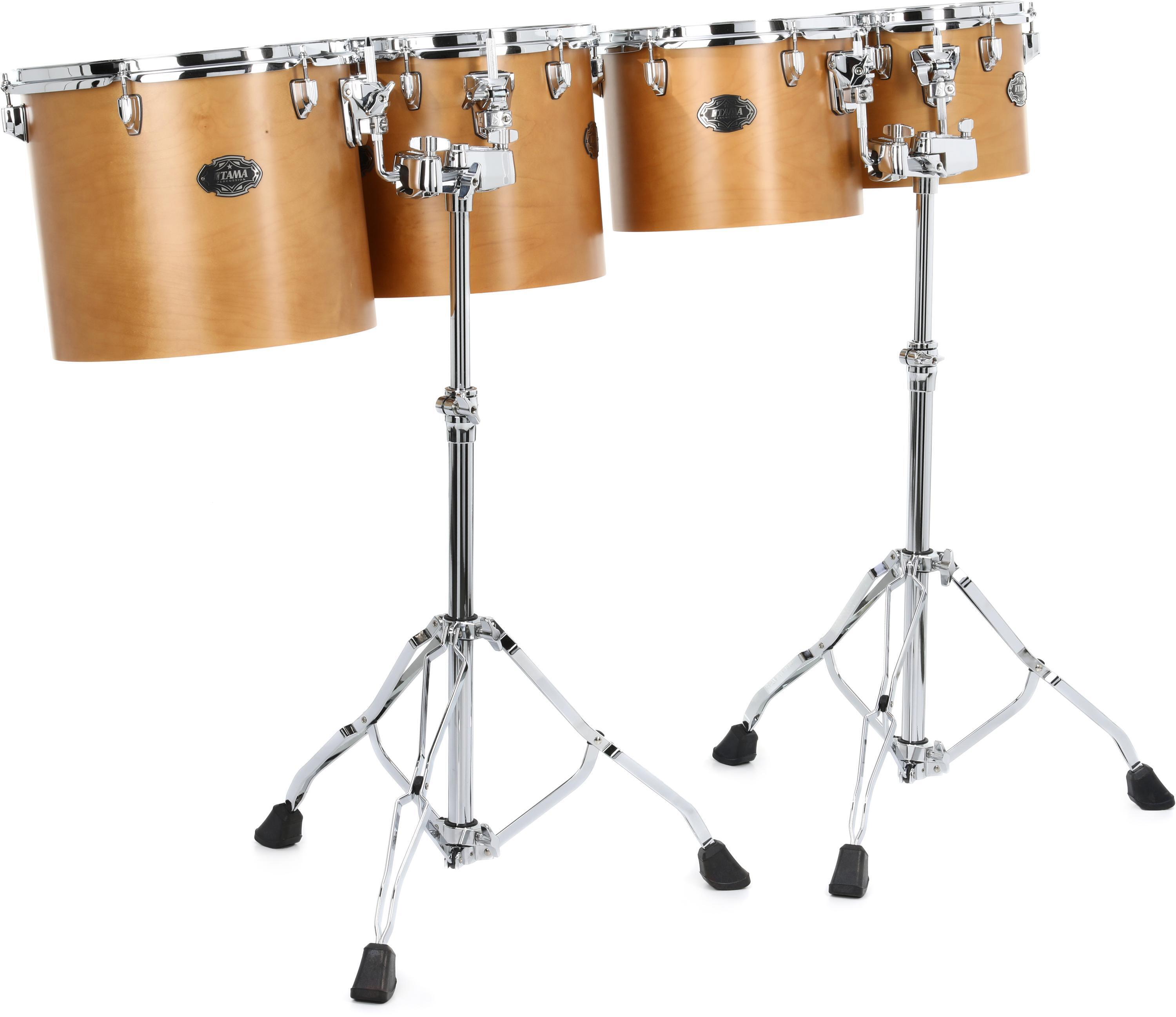 Tama Mid-pitched Single-headed Concert Tom Set with Stands Tama Mid-pitched Single-headed Concert Tom Set with Stands