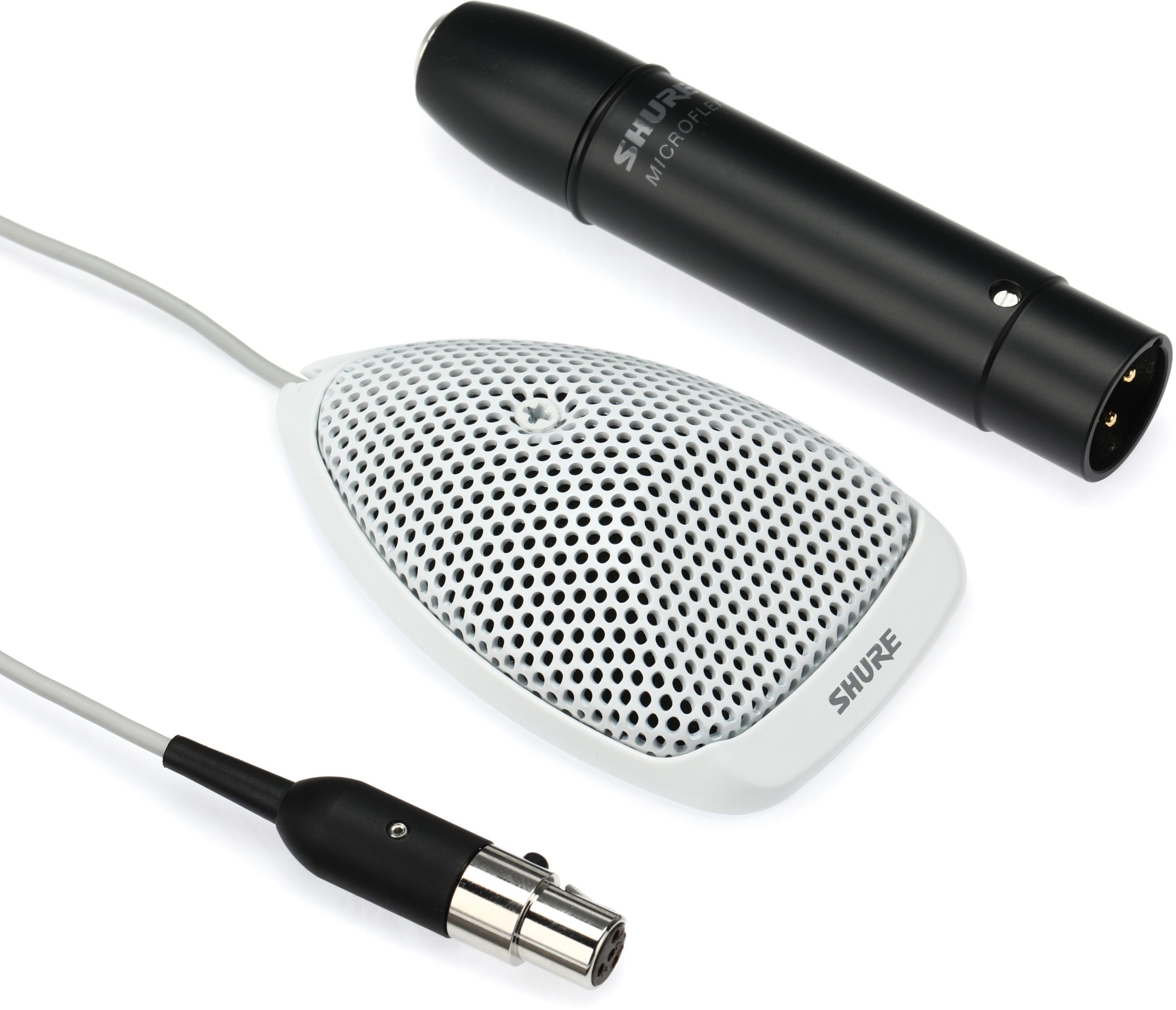 Shure MX391W O Omnidirectional Boundary Microphone White