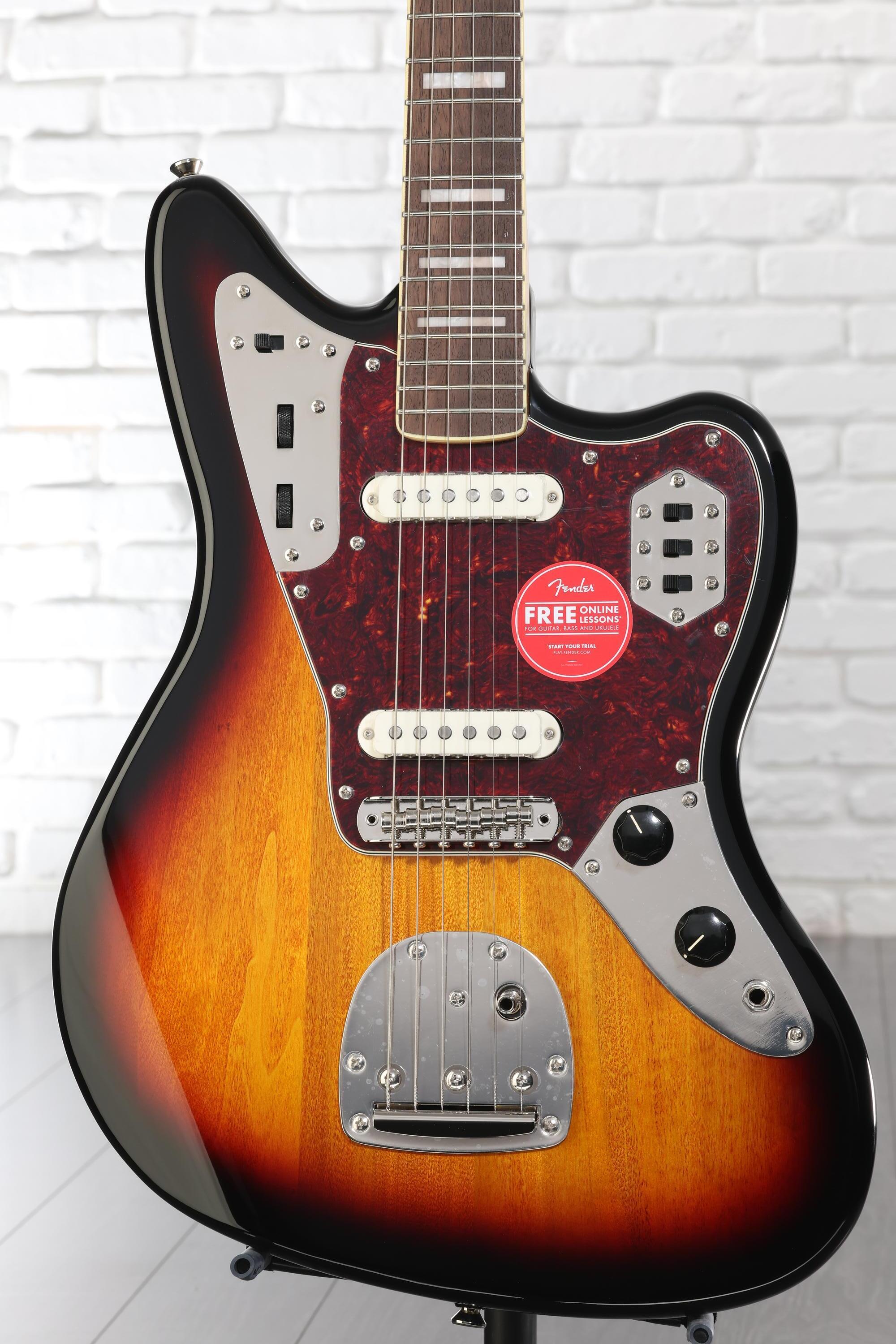 Squier Classic Vibe '70s Jaguar - 3-Tone Sunburst | Sweetwater