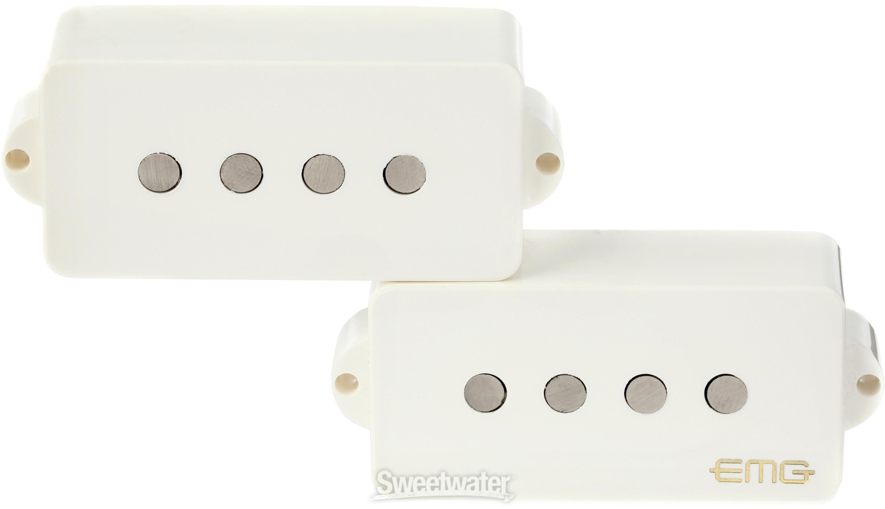 EMG GZR-PHZ Geezer Butler Signature P Bass Pickup - White | Sweetwater