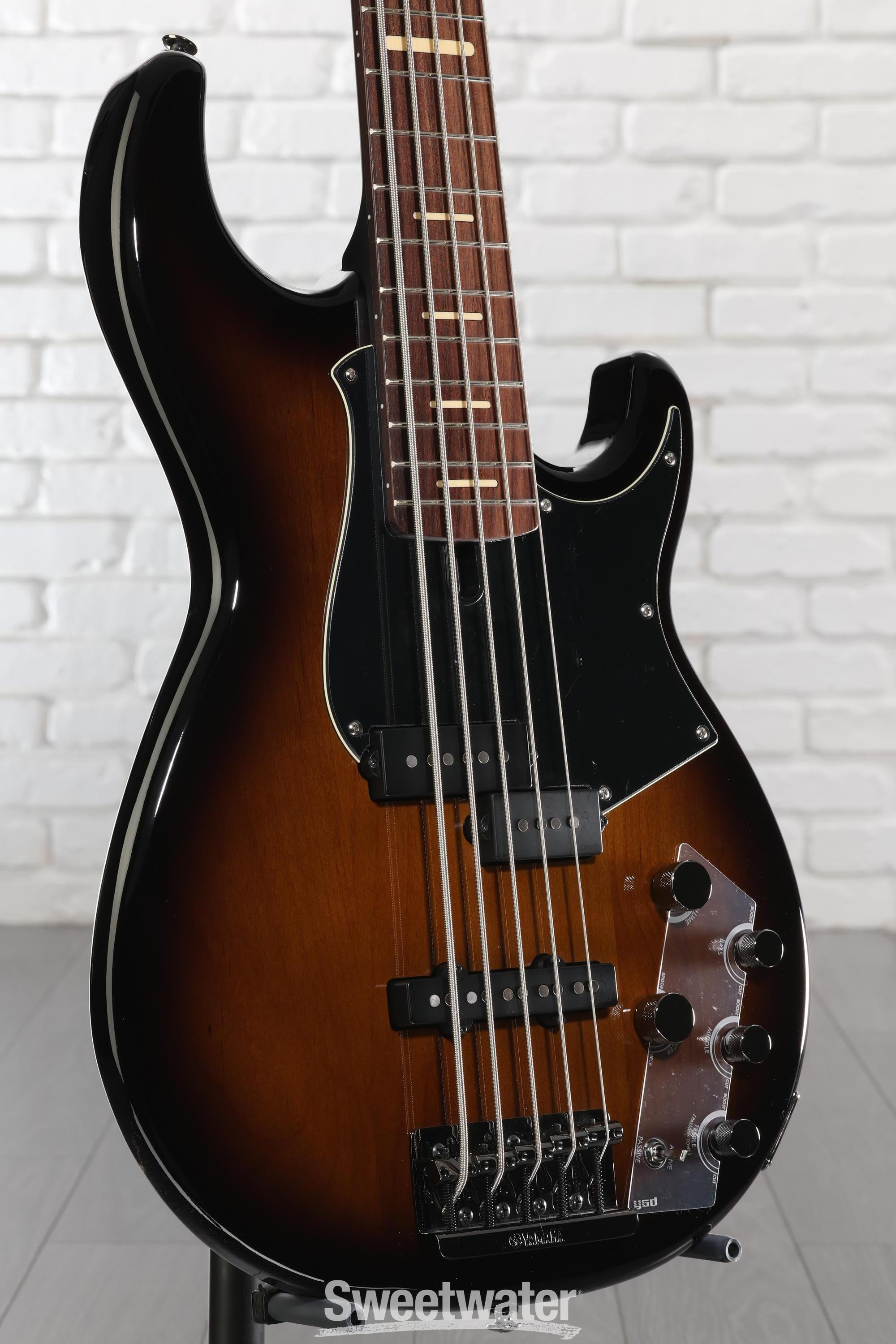 Yamaha BB735A 5-string Bass Guitar - Dark Coffee Sunburst | Sweetwater