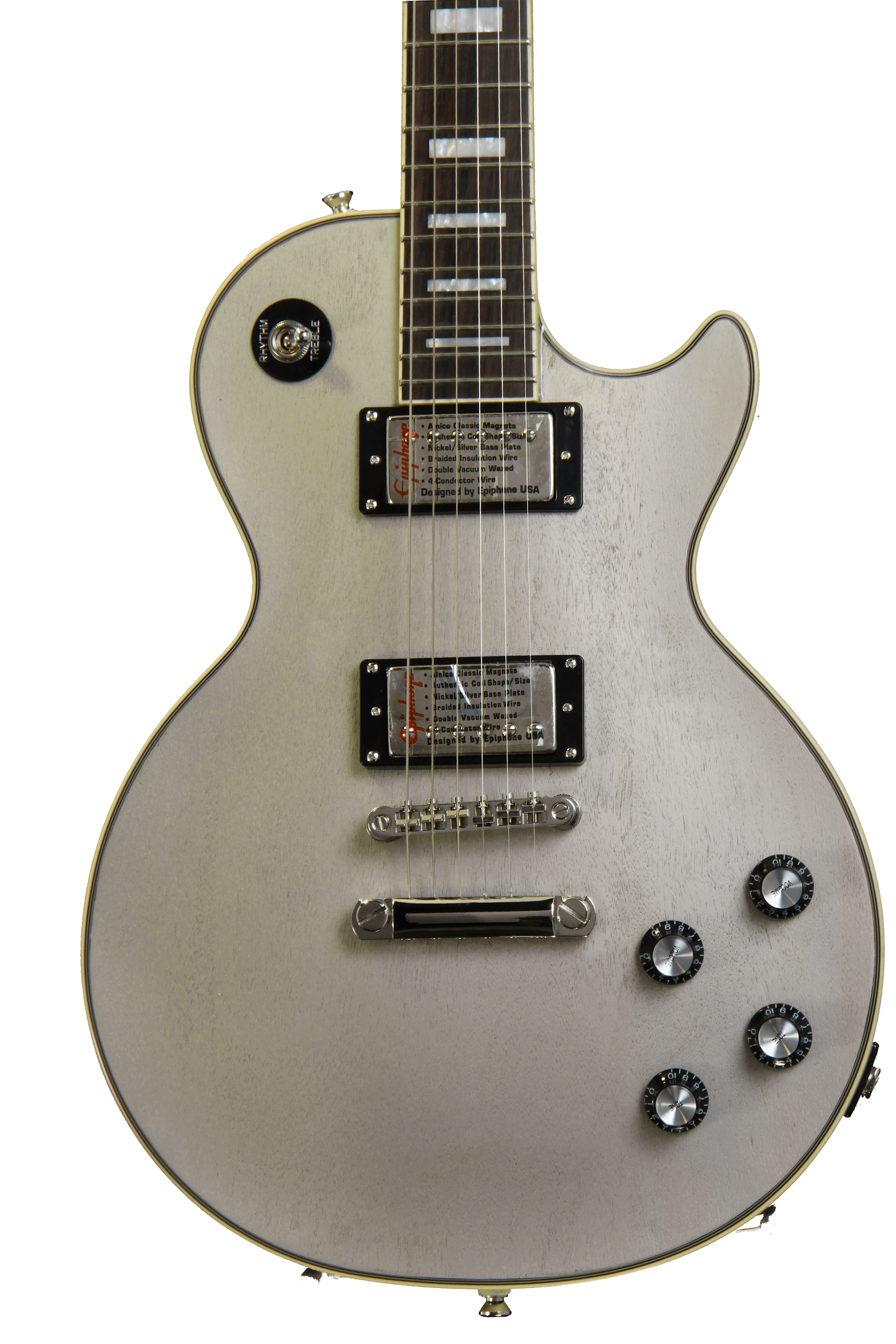Epiphone Ltd. Ed. Silver Series Les Paul Custom PRO - TV Epiphone Ltd. Ed. Silver Series Les Paul Custom PRO - TV
