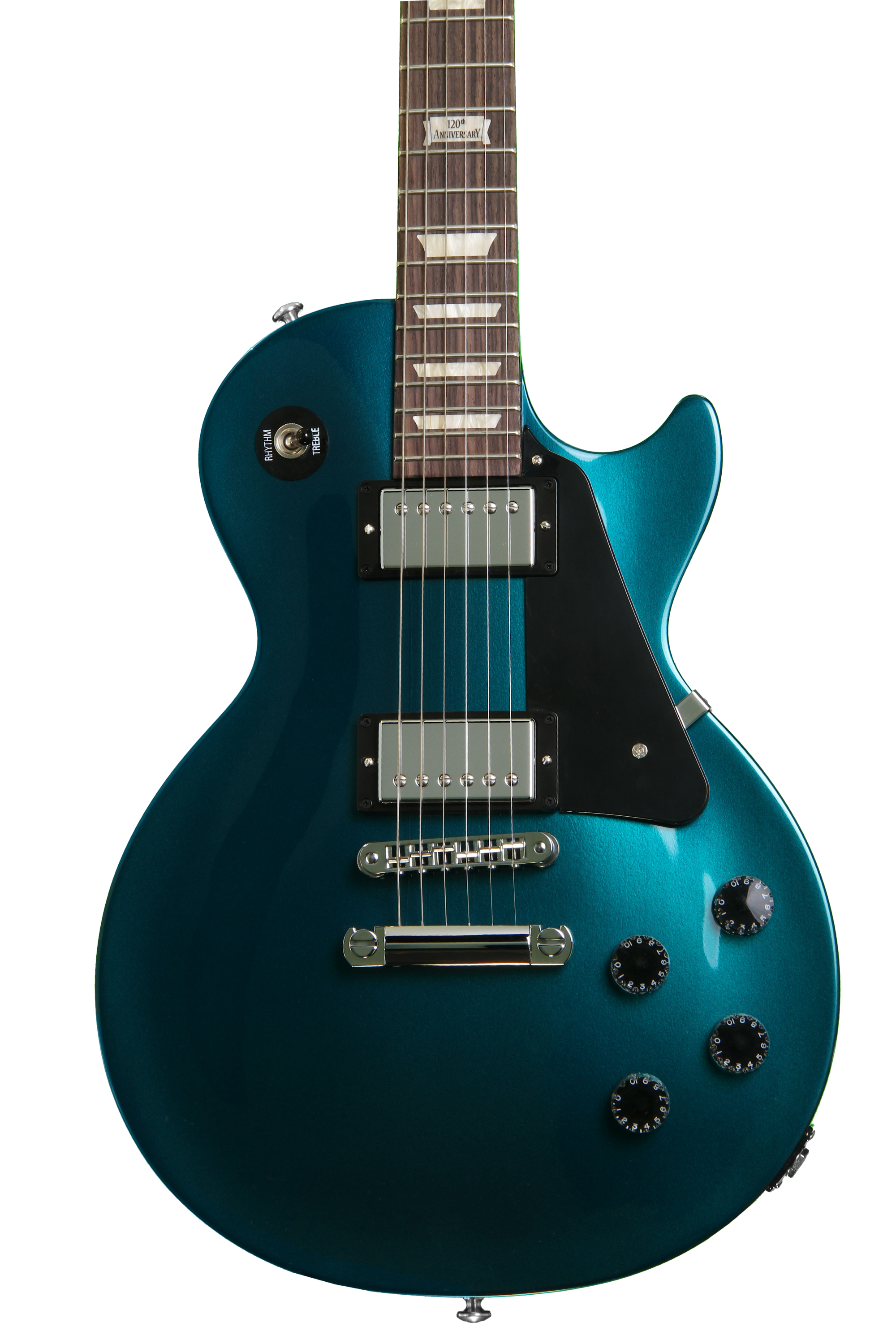 ギター Gibson Les Paul Studio pro 120th Gibson Les Paul Studio Pro - 2014, Teal Blue Candy | Sweetwater