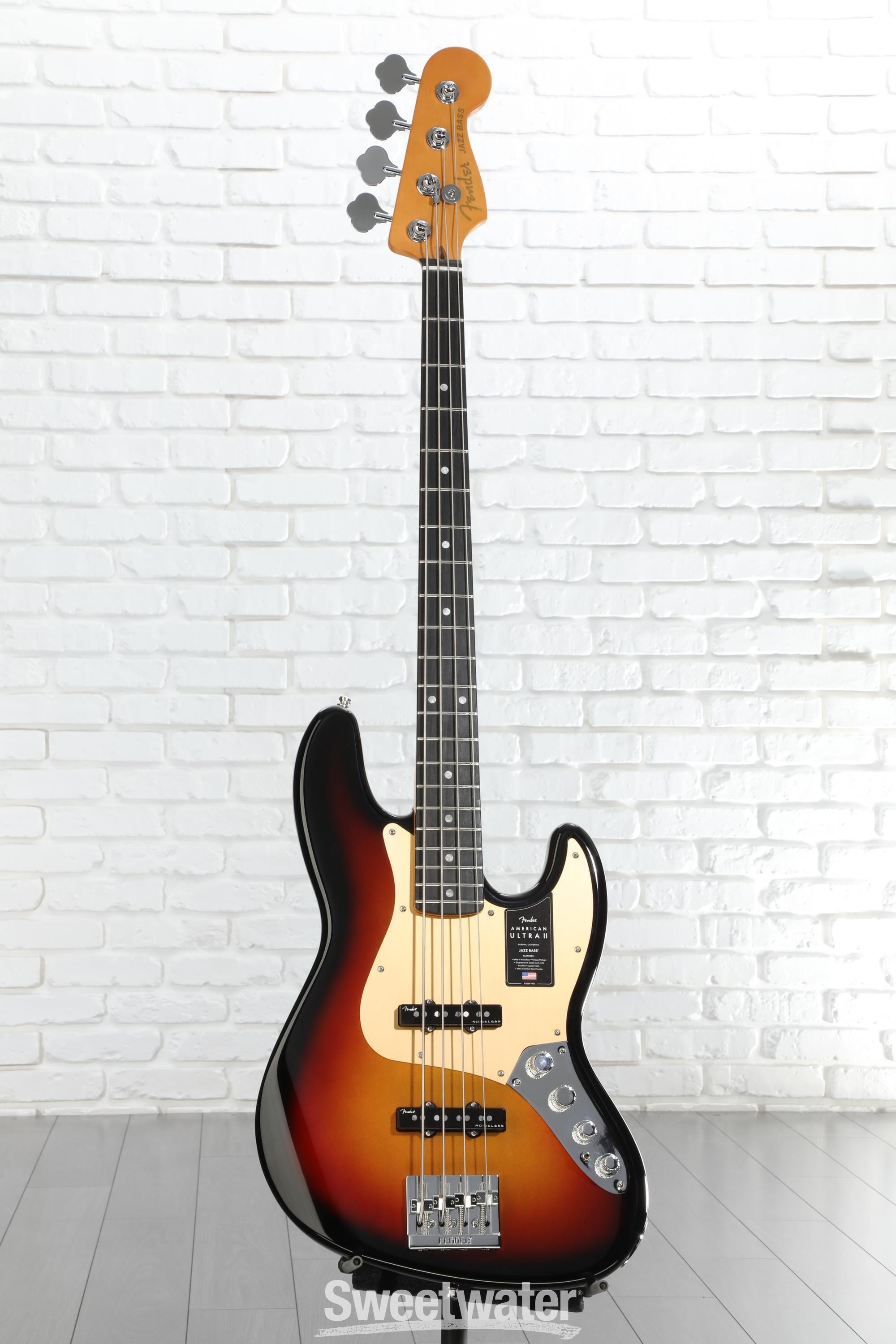 Fender American Ultra II Jazz Bass - Ultraburst, Ebony Fingerboard
