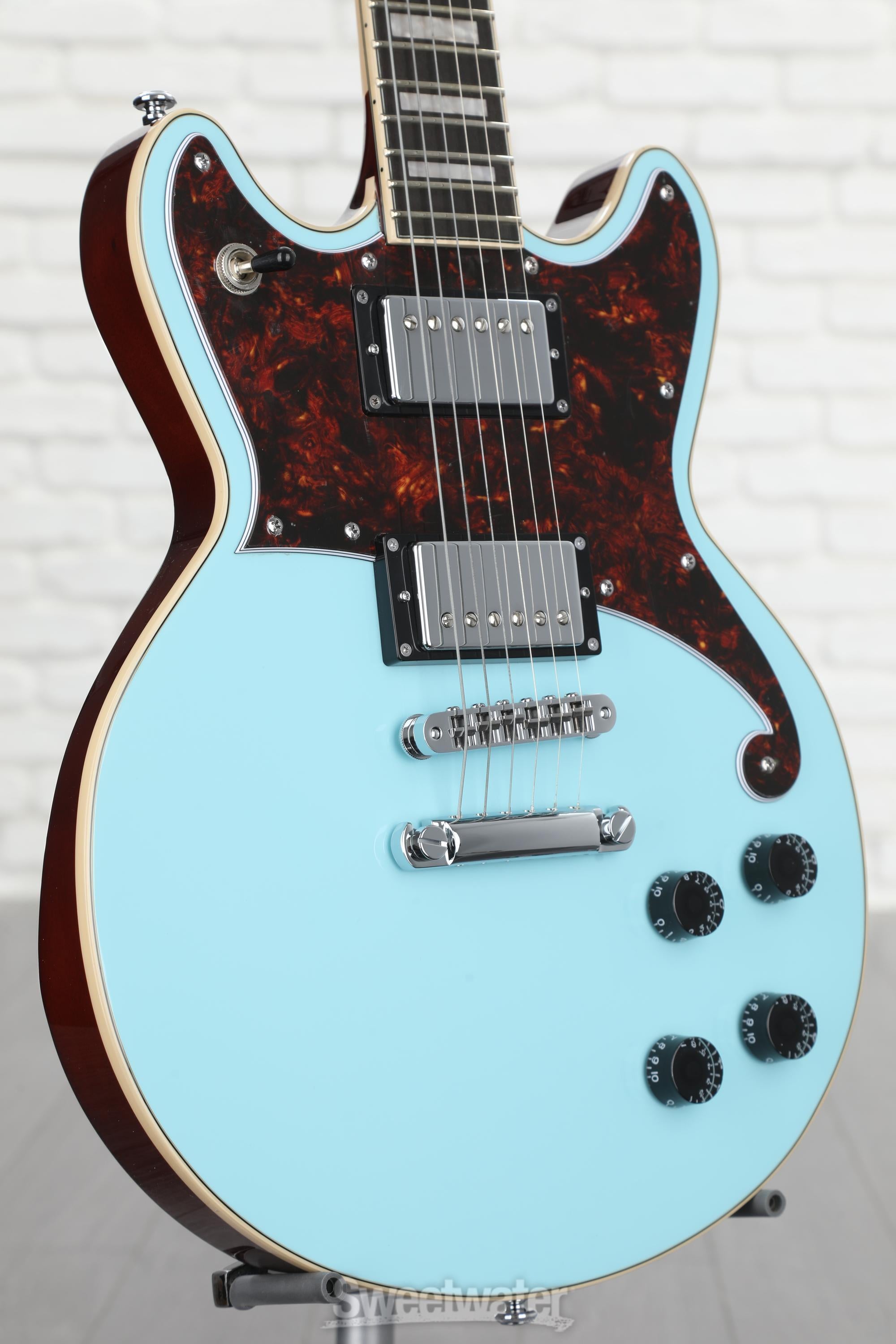 D'Angelico Premier Brighton Electric Guitar - Sky Blue with