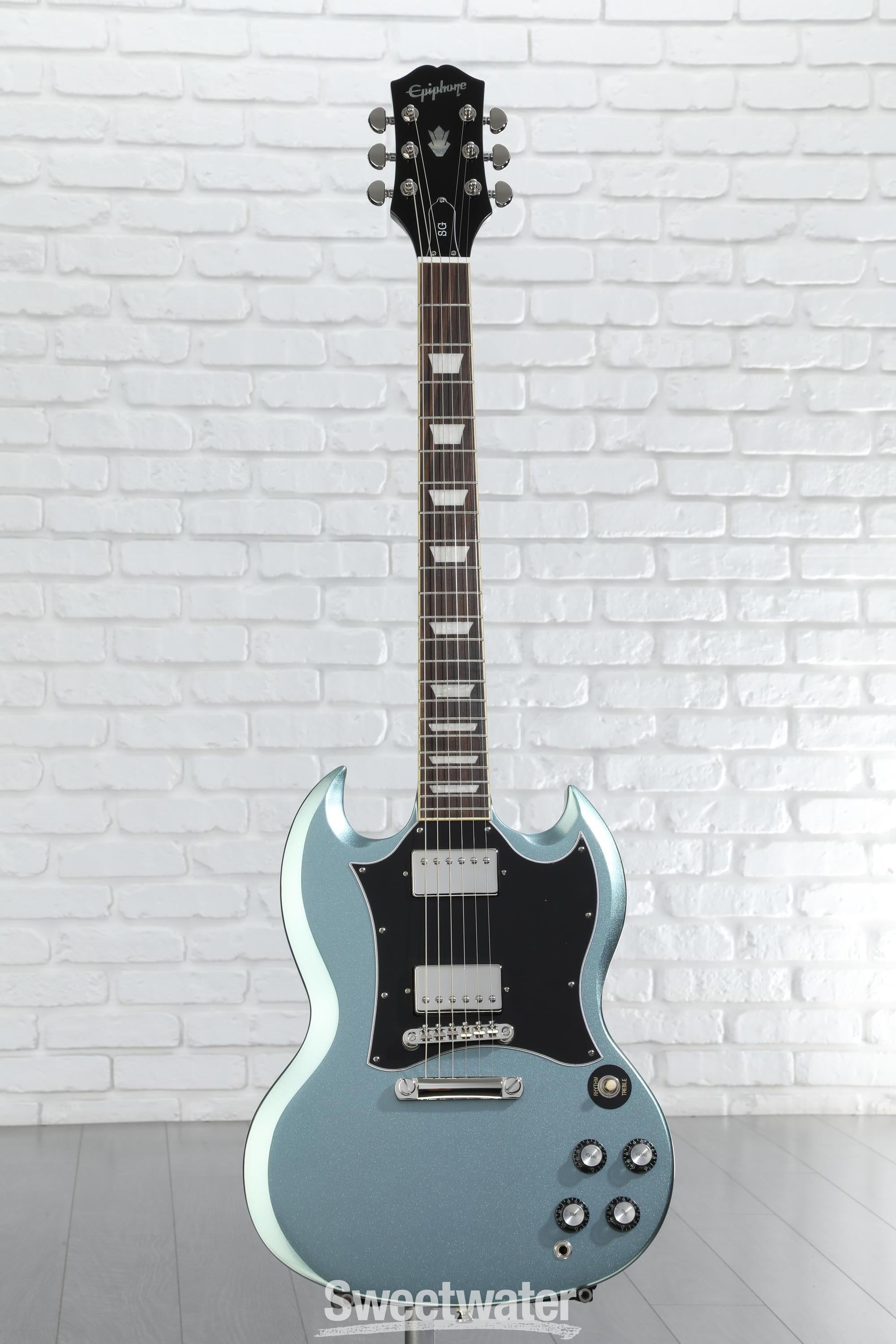 Epiphone SG Standard Electric Guitar - Pelham Blue | Sweetwater