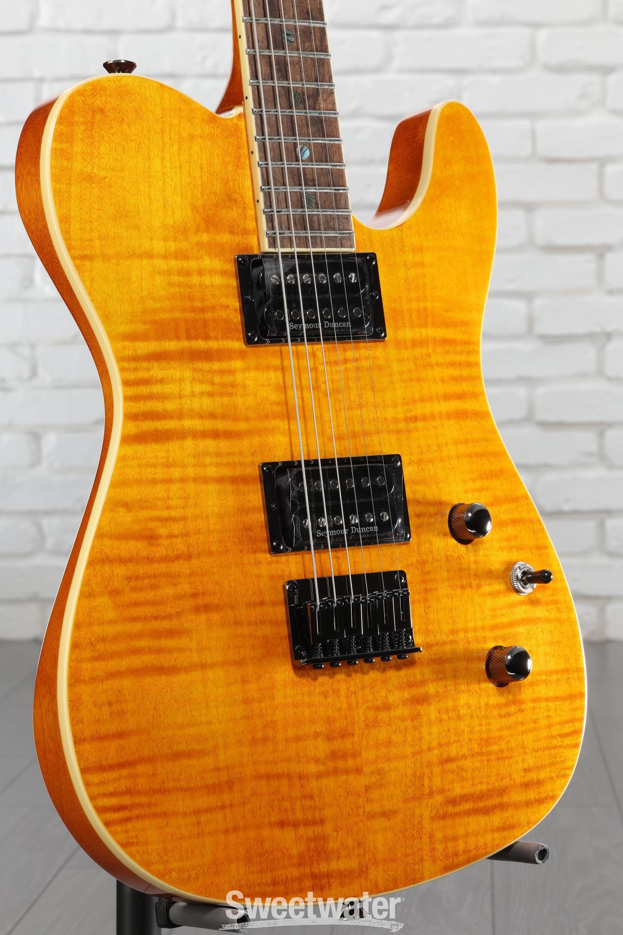 Fender Special Edition Custom Telecaster FMT HH - Amber | Sweetwater