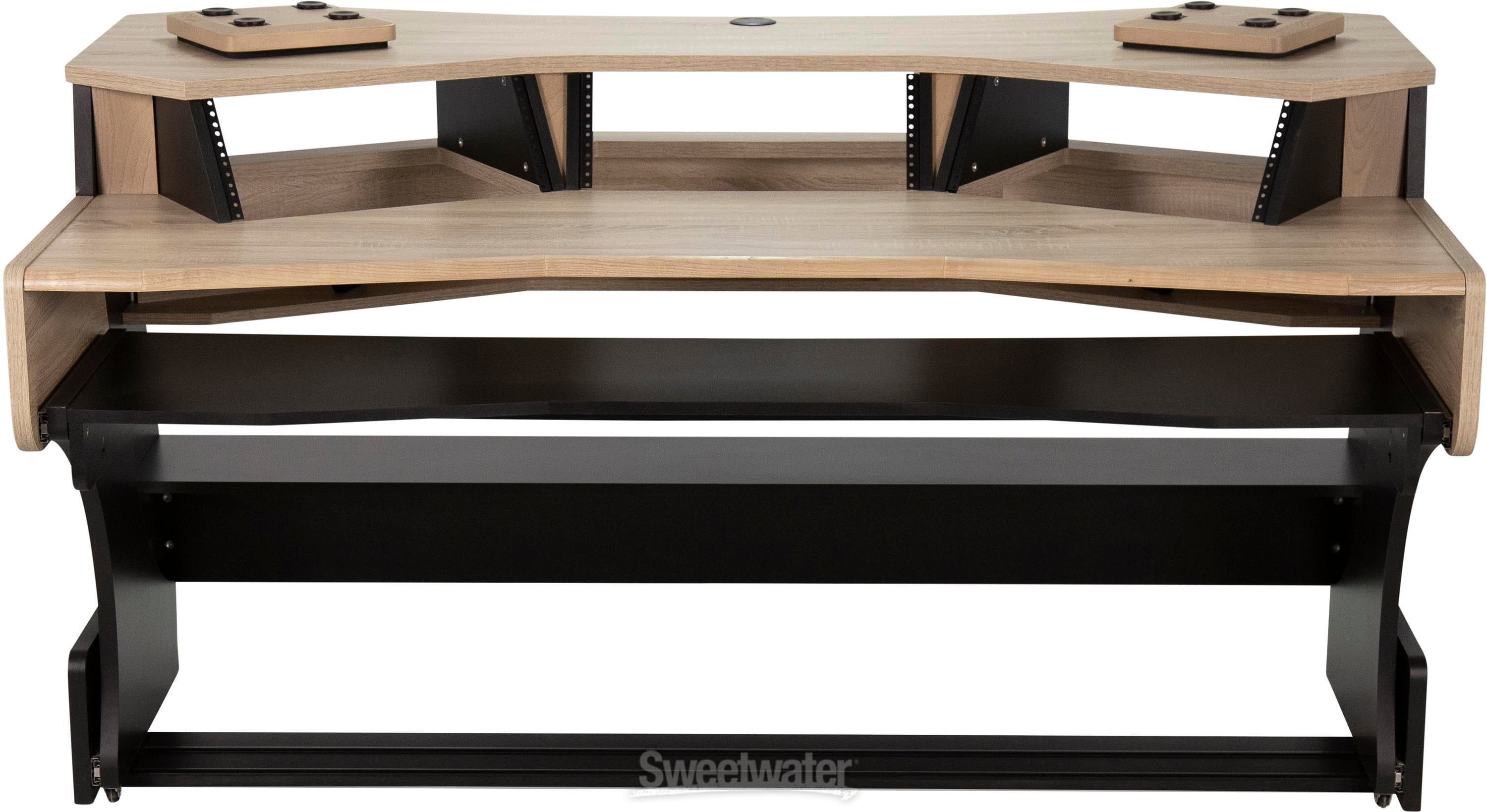 Zaor Miza X2 Flex Studio Desk - Black Oak | Sweetwater