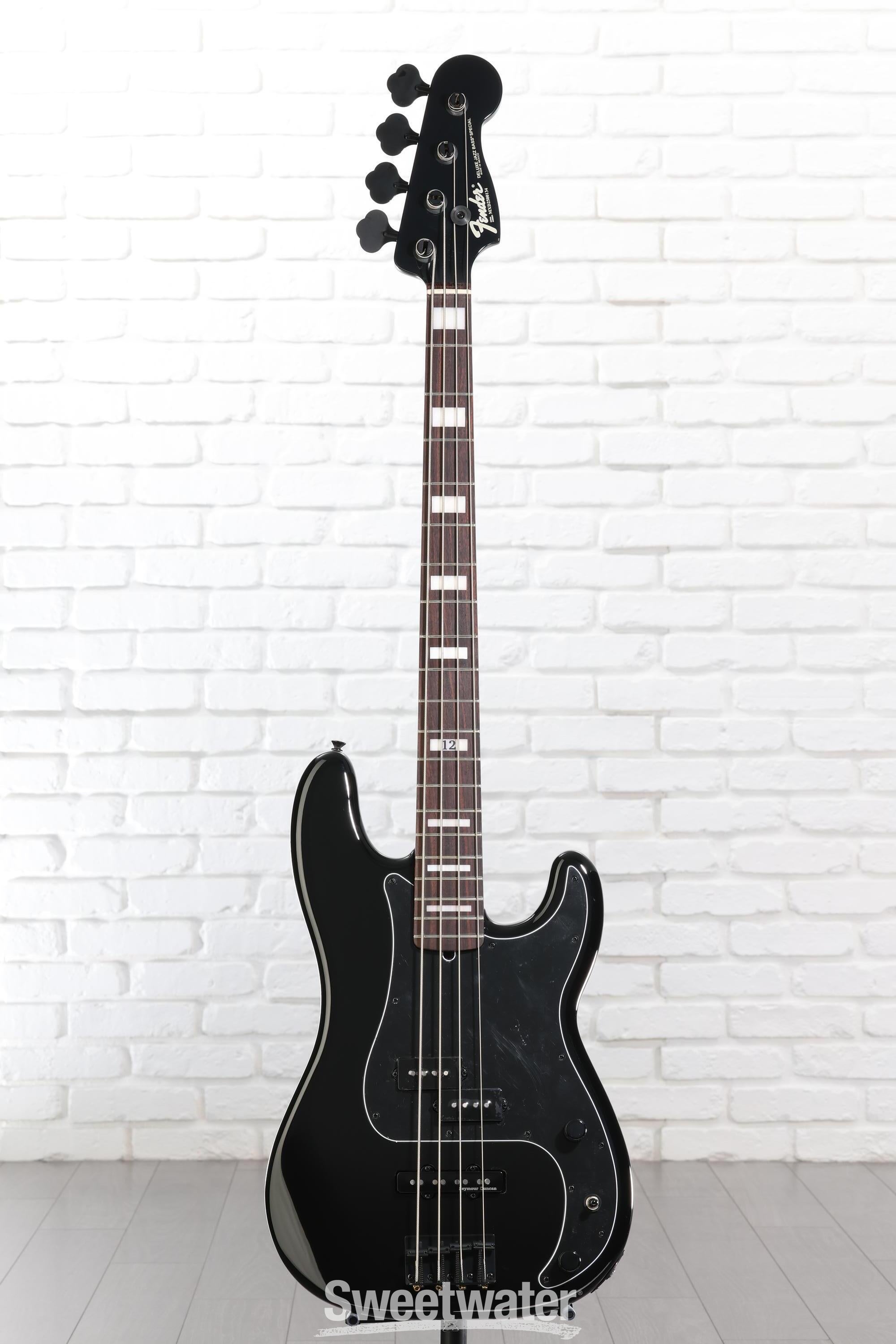 Fender Duff McKagan Deluxe Precision Bass - Black | Sweetwater