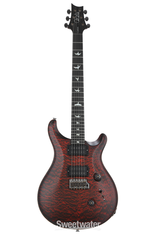 ギター P.R.S. Wood Library Custom24 PRS Wood Library Custom 24 10-Top Quilt Bonnie Pink w/Ebony