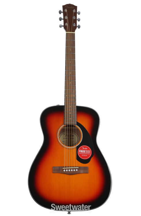 Fender CC-60S Concert Acoustic Guitar - 3-color Sunburst Fender CC-60S Concert Acoustic Guitar - 3-color Sunburst