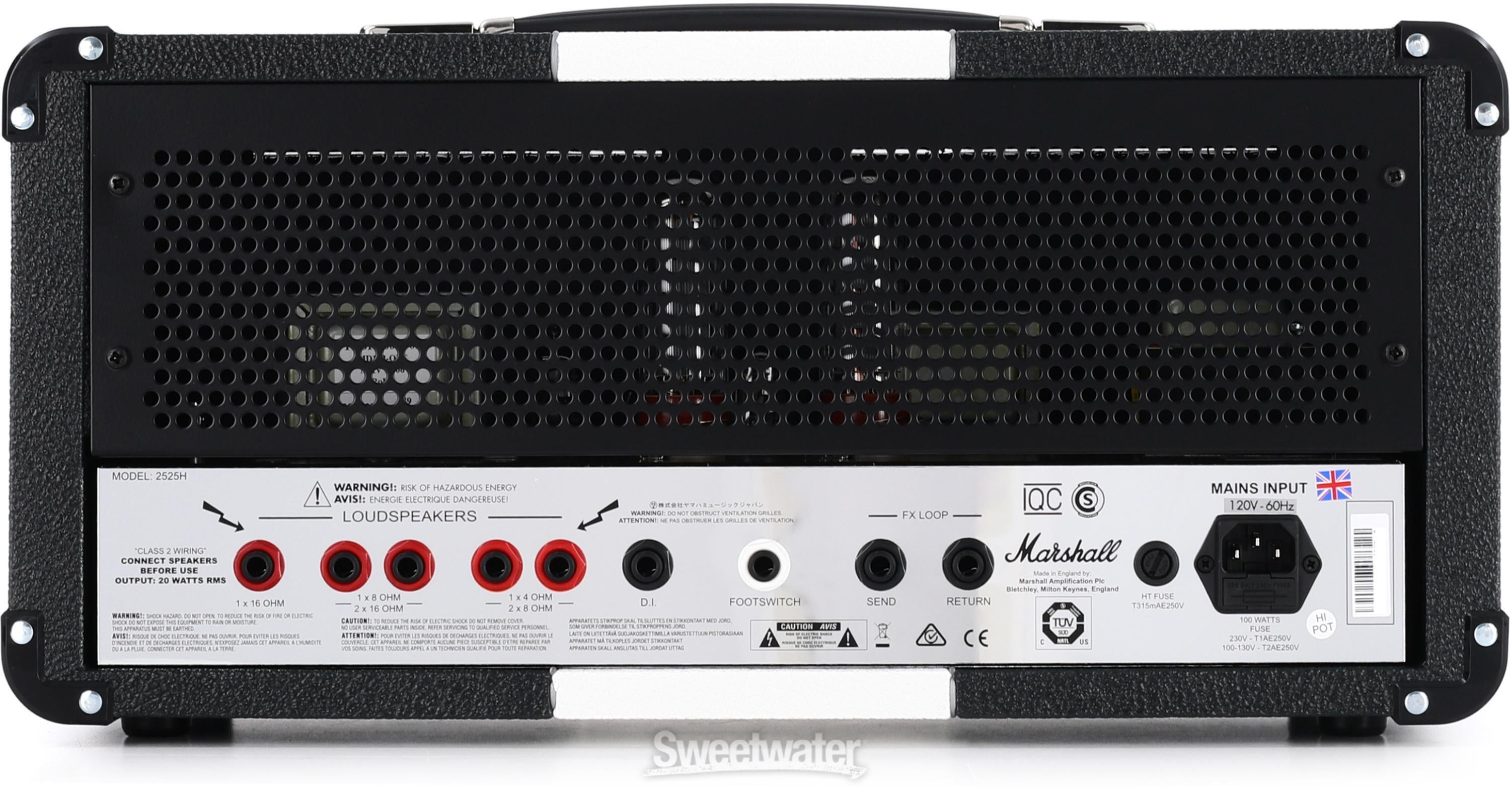 Marshall 2525H Mini Silver Jubilee 20/5-watt Head