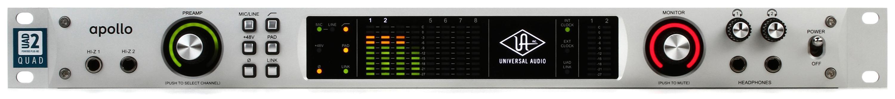 DTM・DAW UAD Apollo Quad Firewire + Option Card Universal Audio Apollo QUAD – Alto Music