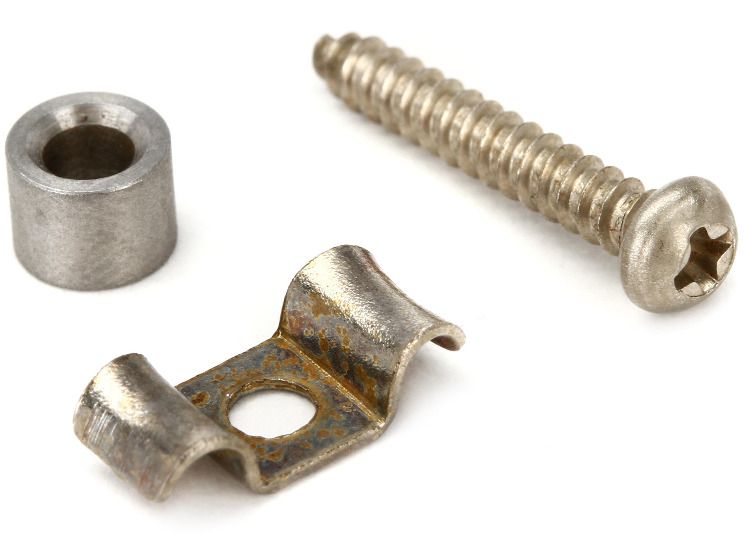 Fender Road Worn Guitar Neck Plate with Hardware | Sweetwater