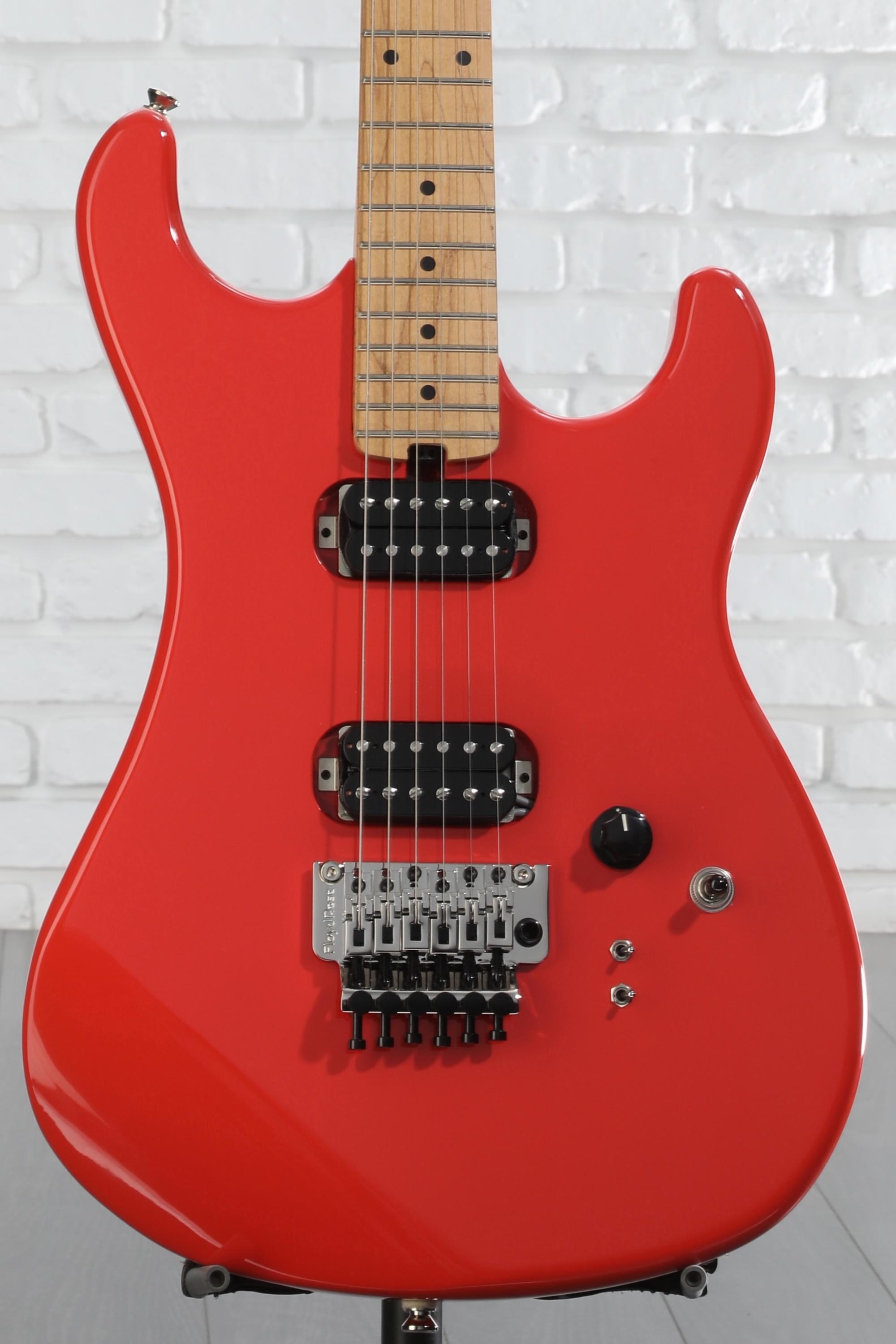 ギター kaalena Floyd Rose Legator N7XFR Ninja X 7 Floyd Rose Electric Guitar Ruby