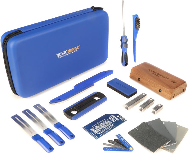 MusicNomad Premium Guitar Tech Fret Tool 18-piece Set